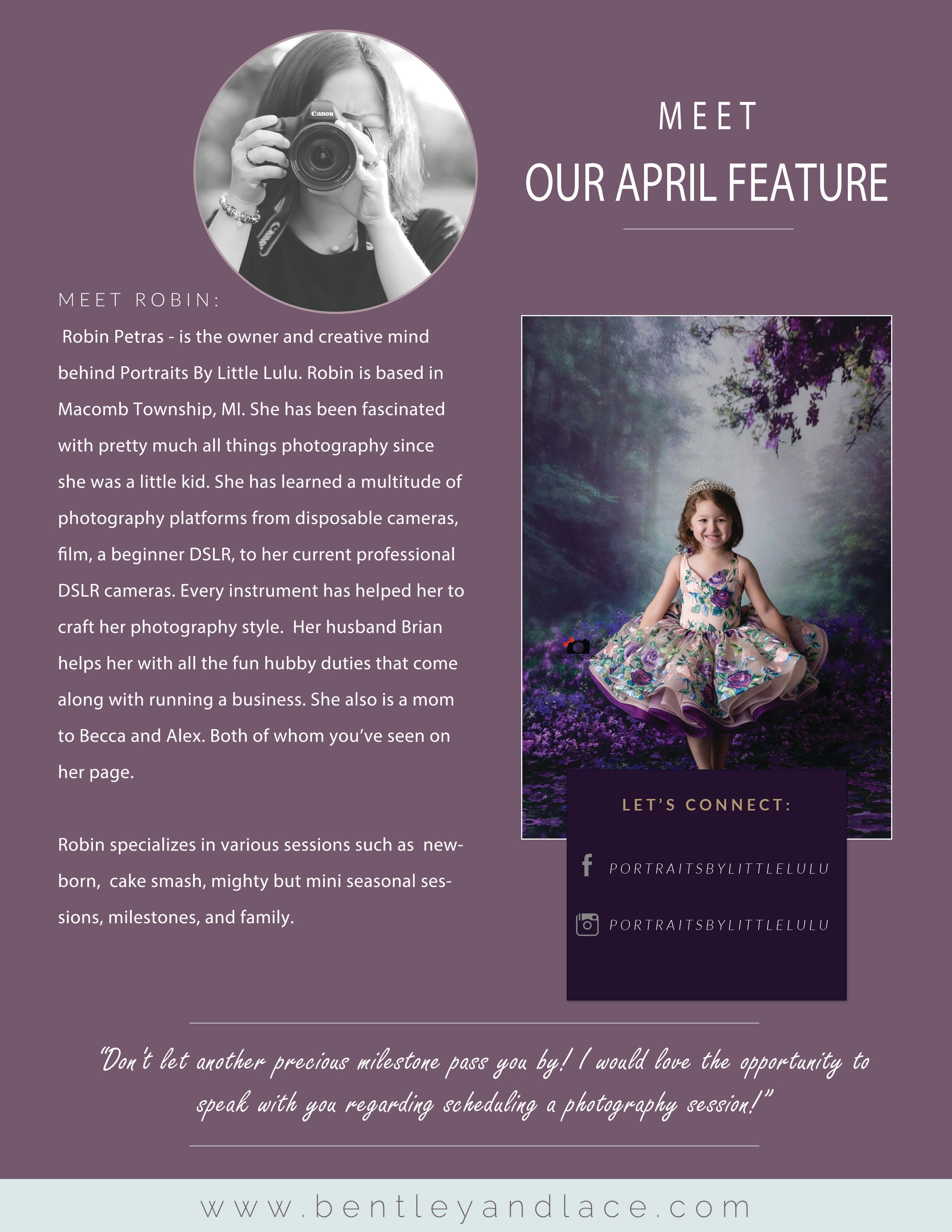 April Photographer Feature: