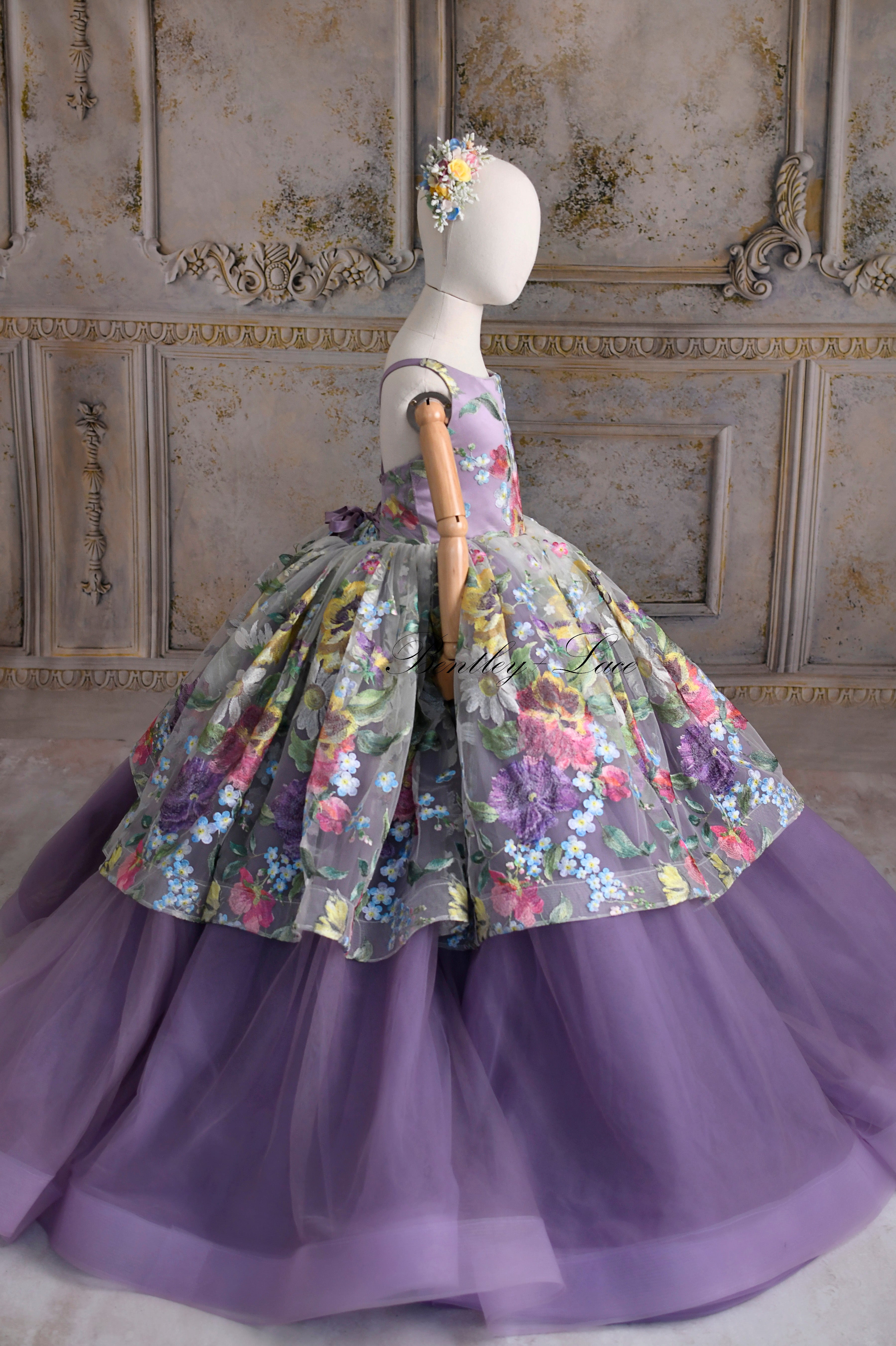 NEW. "Monet" - Floor Length ( 6 Year - Petite 7 Year)