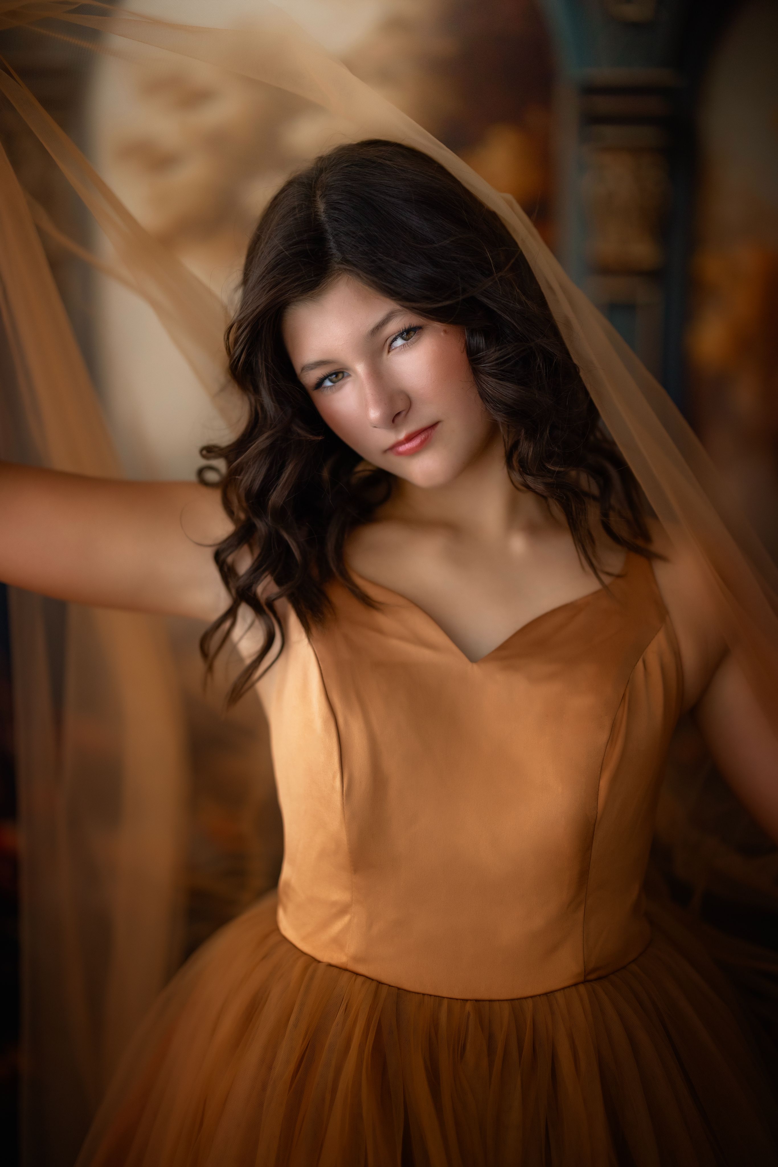 UPGRADE TO A FLOOR LONG TULLE SKIRT -EVANGALINE OR FRENCHIE STYLES