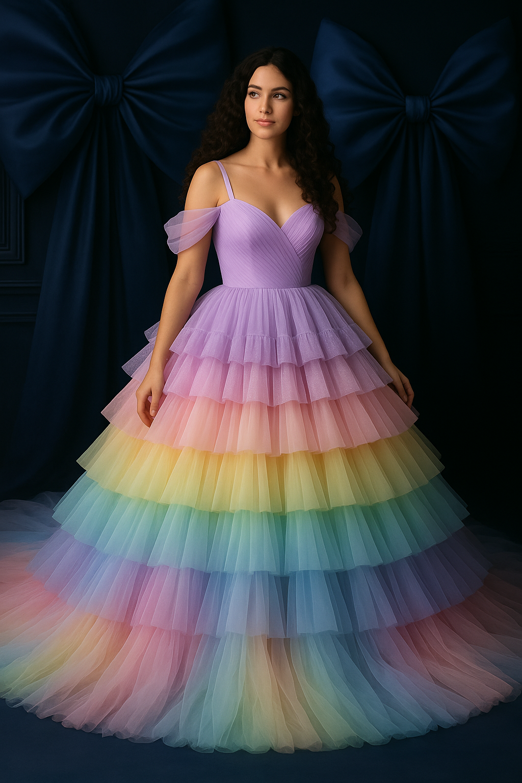 "Dreamcloud" – Teen to Adult Floor-Length Gown | Custom Colors | Editorial & Special Occasion Dress