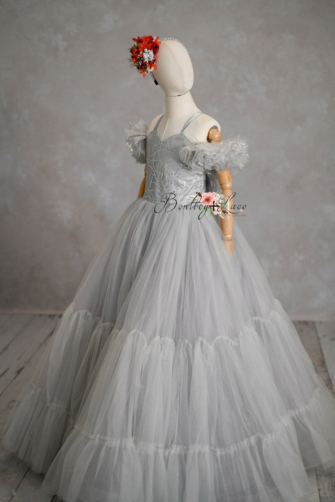 REMNANT ombre silk organza