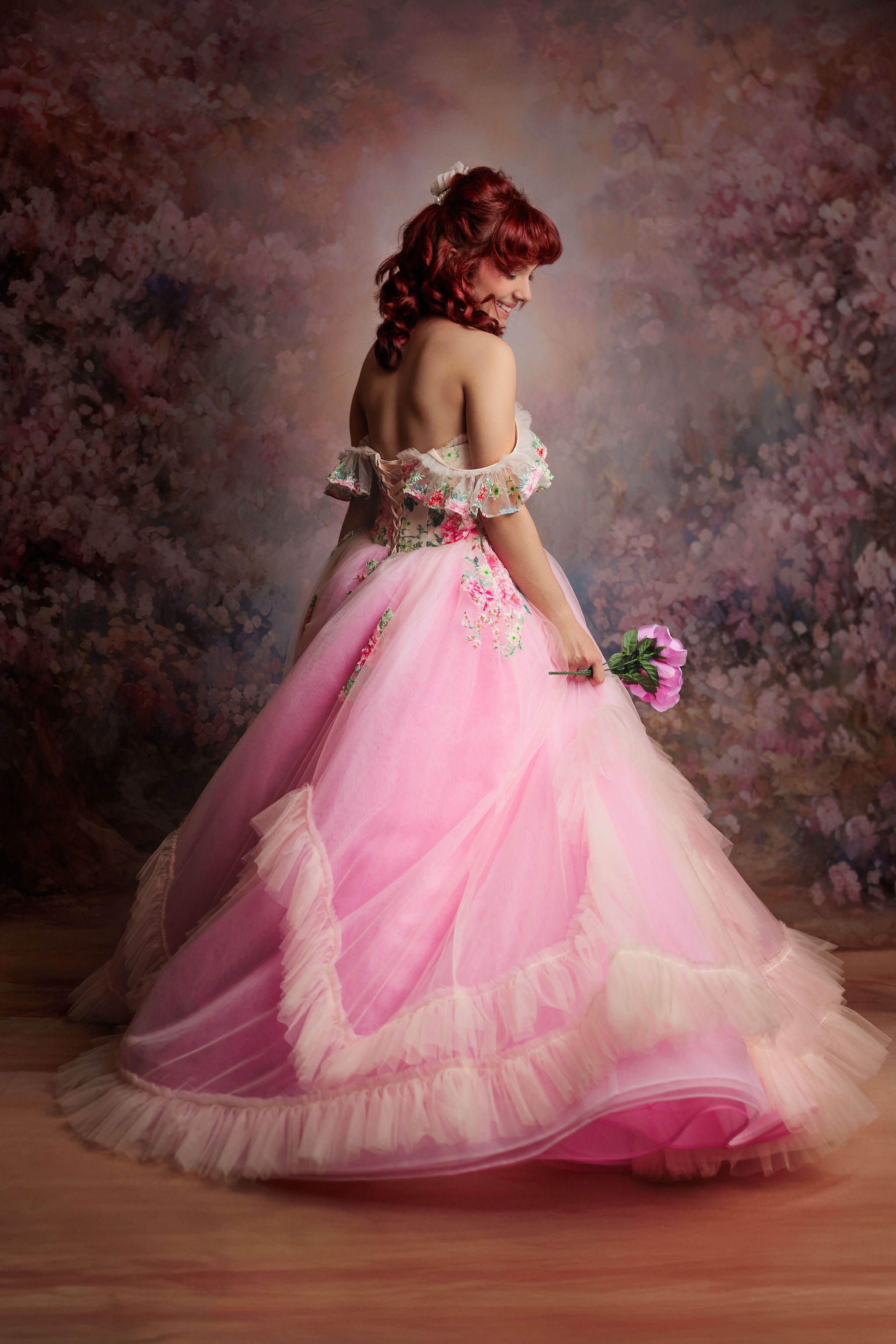 Couture gowns for Quinceañera photography sessions