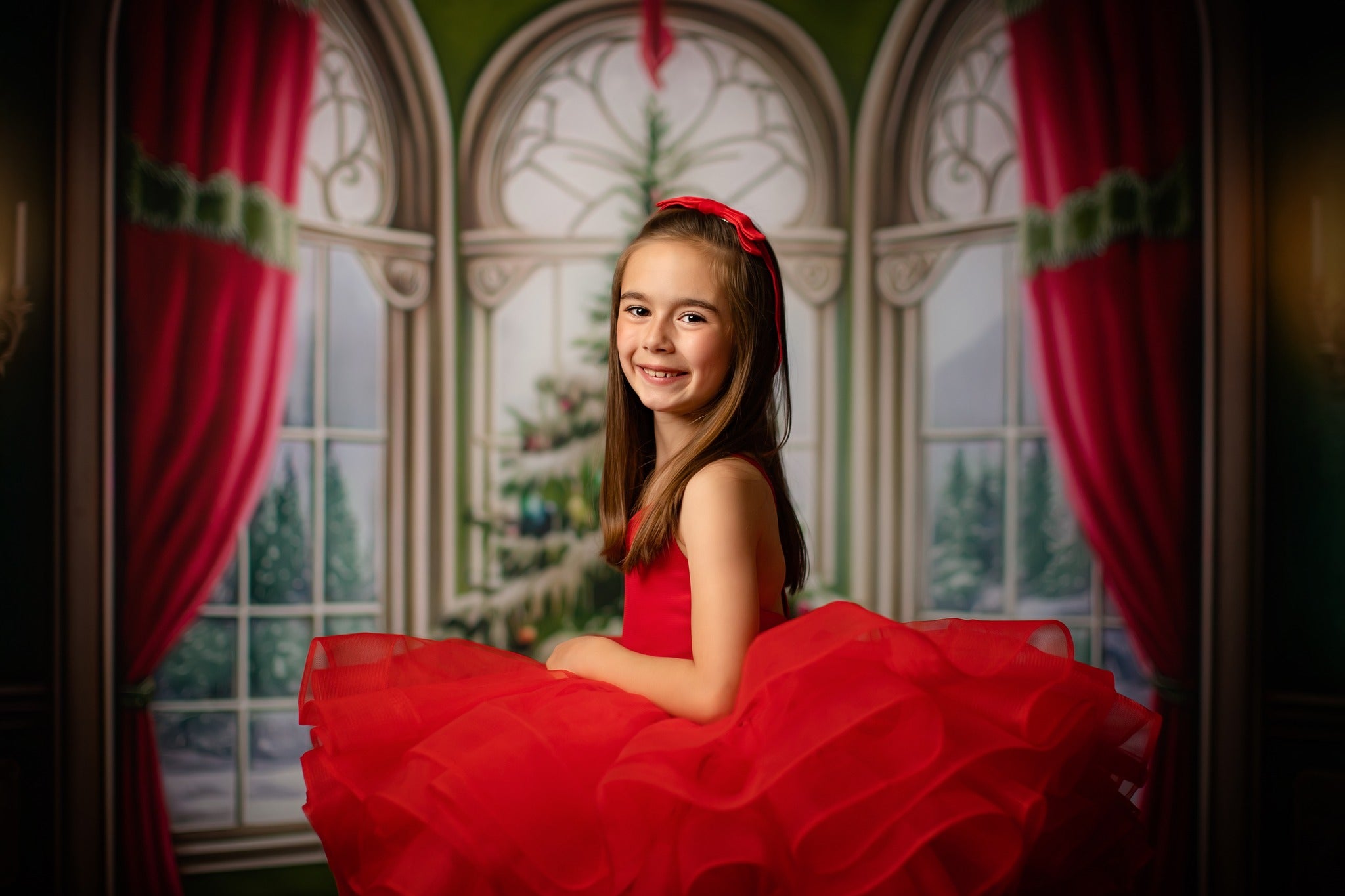 "Solid" Petals- Pick color option. Editorial Dress, Couture Gown, Special Occasion Dress