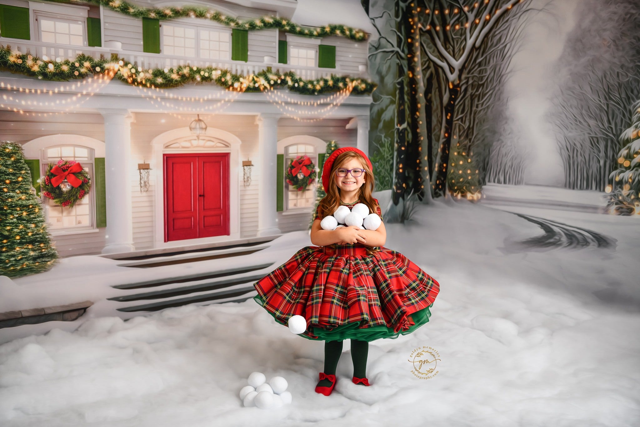 Couture gown rental: "Darling Plaid" Red Vintage Dress Cap Sleeve ( 5 Year - Petite 6 Year)