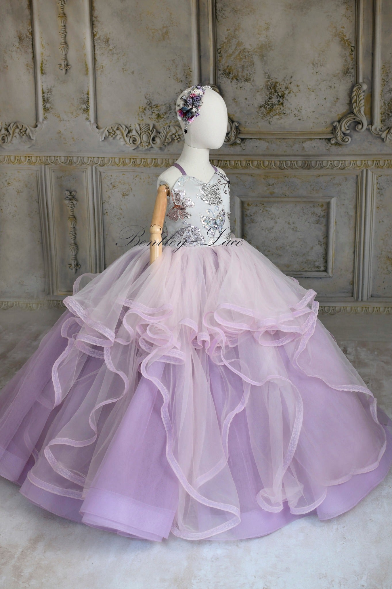 Upgrade to a Floor-Length Cascade Gown