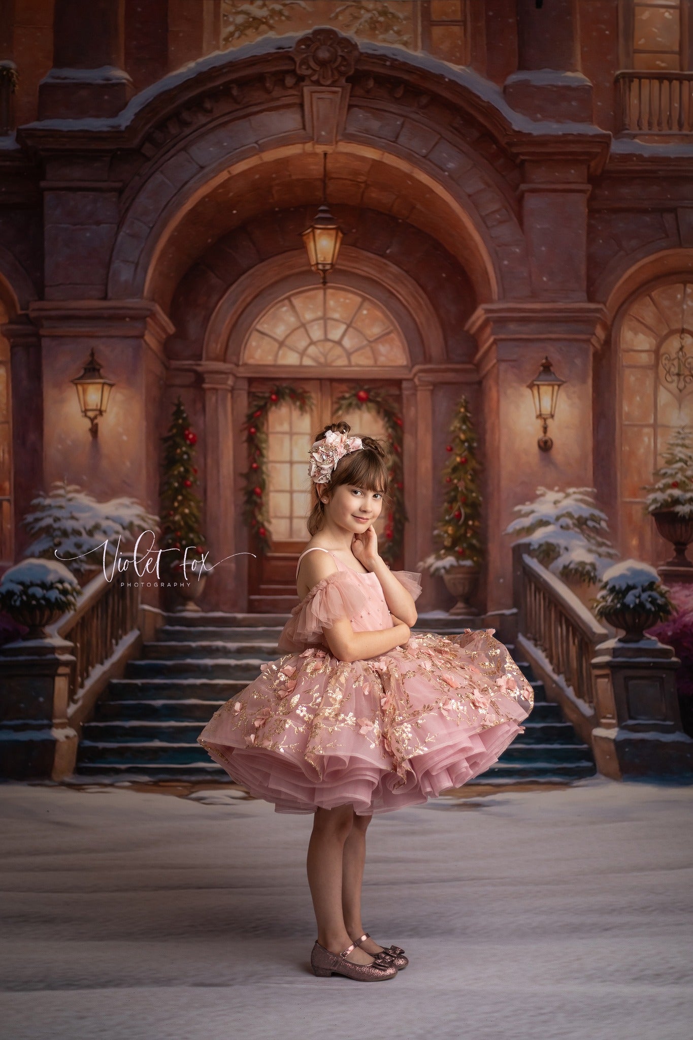 pink dresses for Christmas
