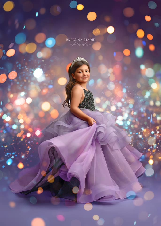 Taylor Swift Inspired Gown - purple tulle and black sequin bodice