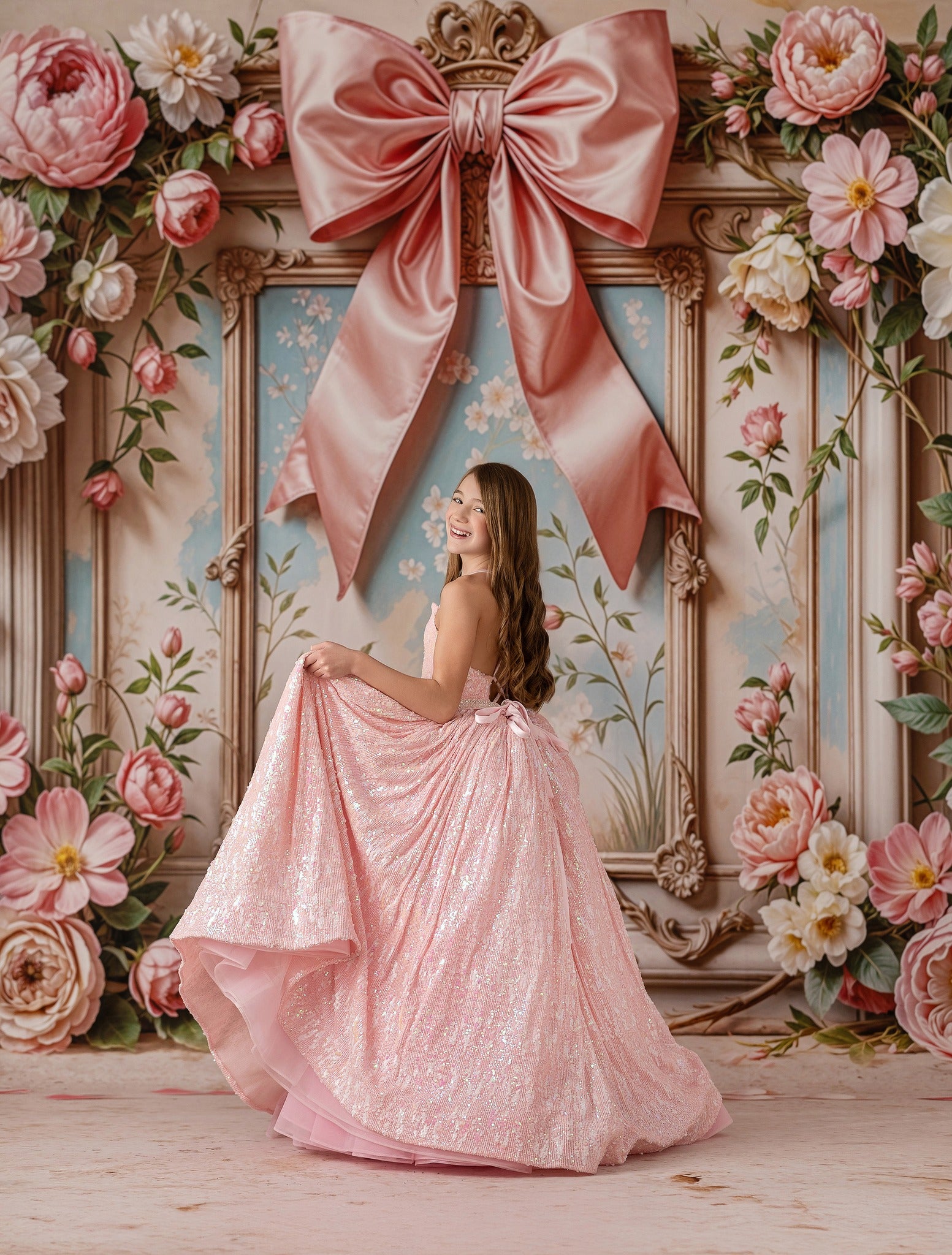 "Taylor Swift-inspired Speak Now gown with a dreamy, ethereal design."