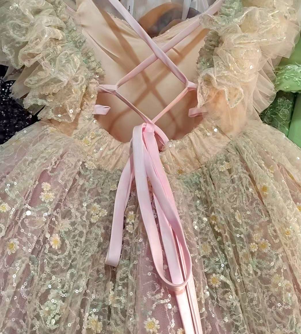 custom Lynda daisy gown -short toddler dress