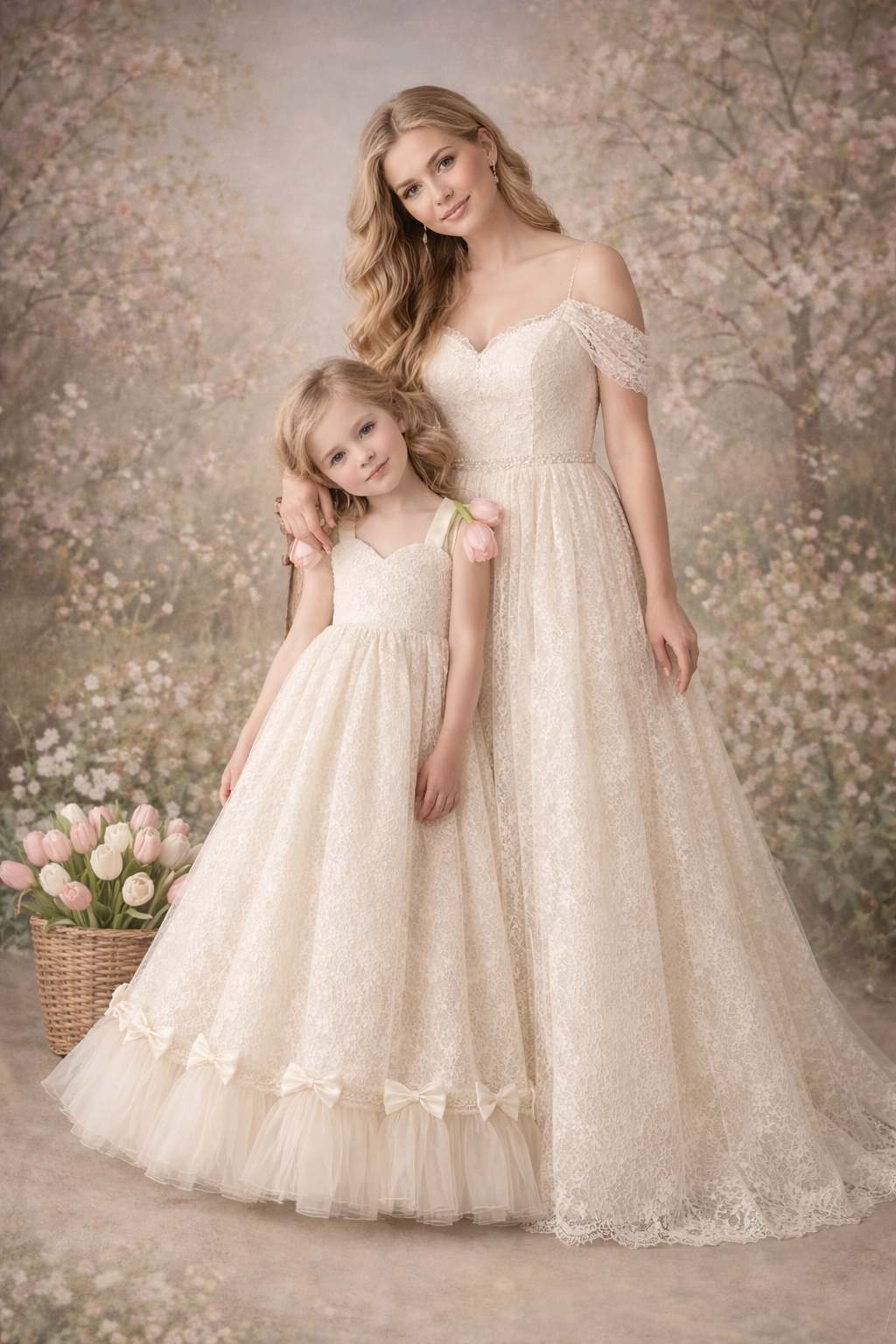 "Elouise Garden" Heirloom Floor Long Dress Photography & Special Occasions)