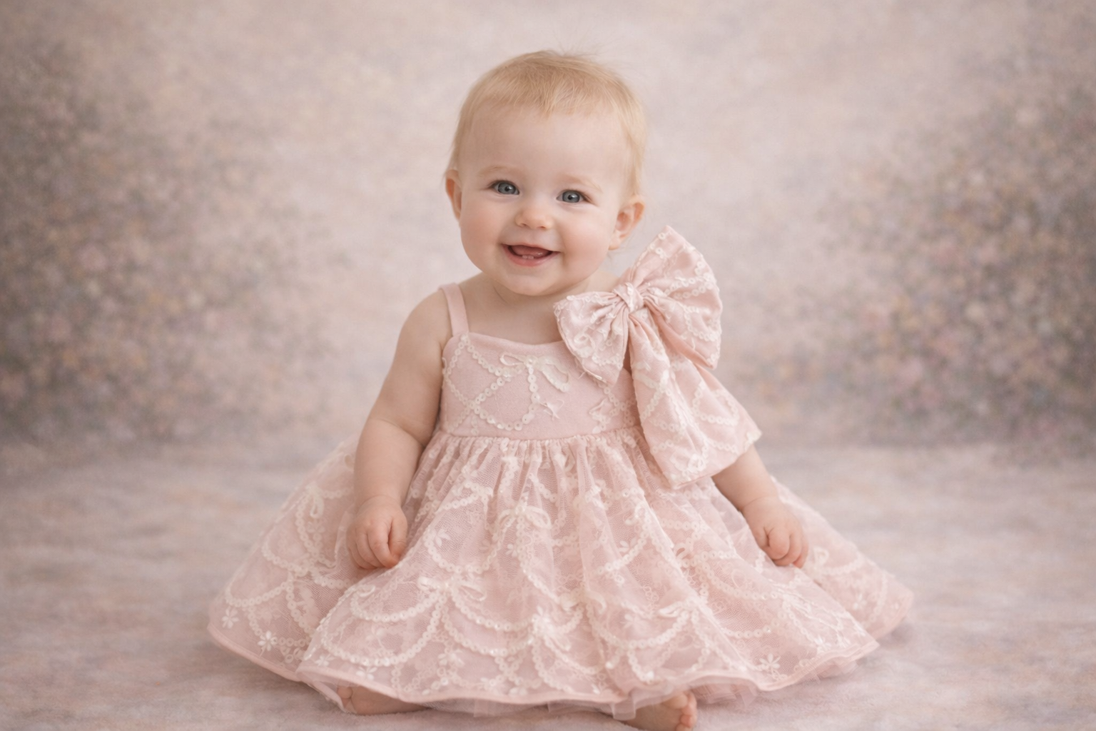 "Pink Parlor" Vintage Petal Dress | Editorial Couture Gown for Special Occasions