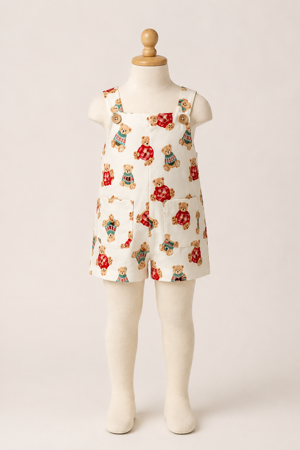 Little Bear Darling Christmas Romper Rental | Fits 12M–Petite 2T