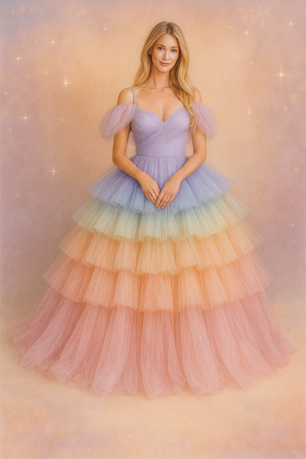 "Dreamcloud" – Teen to Adult Floor-Length Gown | Custom Colors | Editorial & Special Occasion Dress