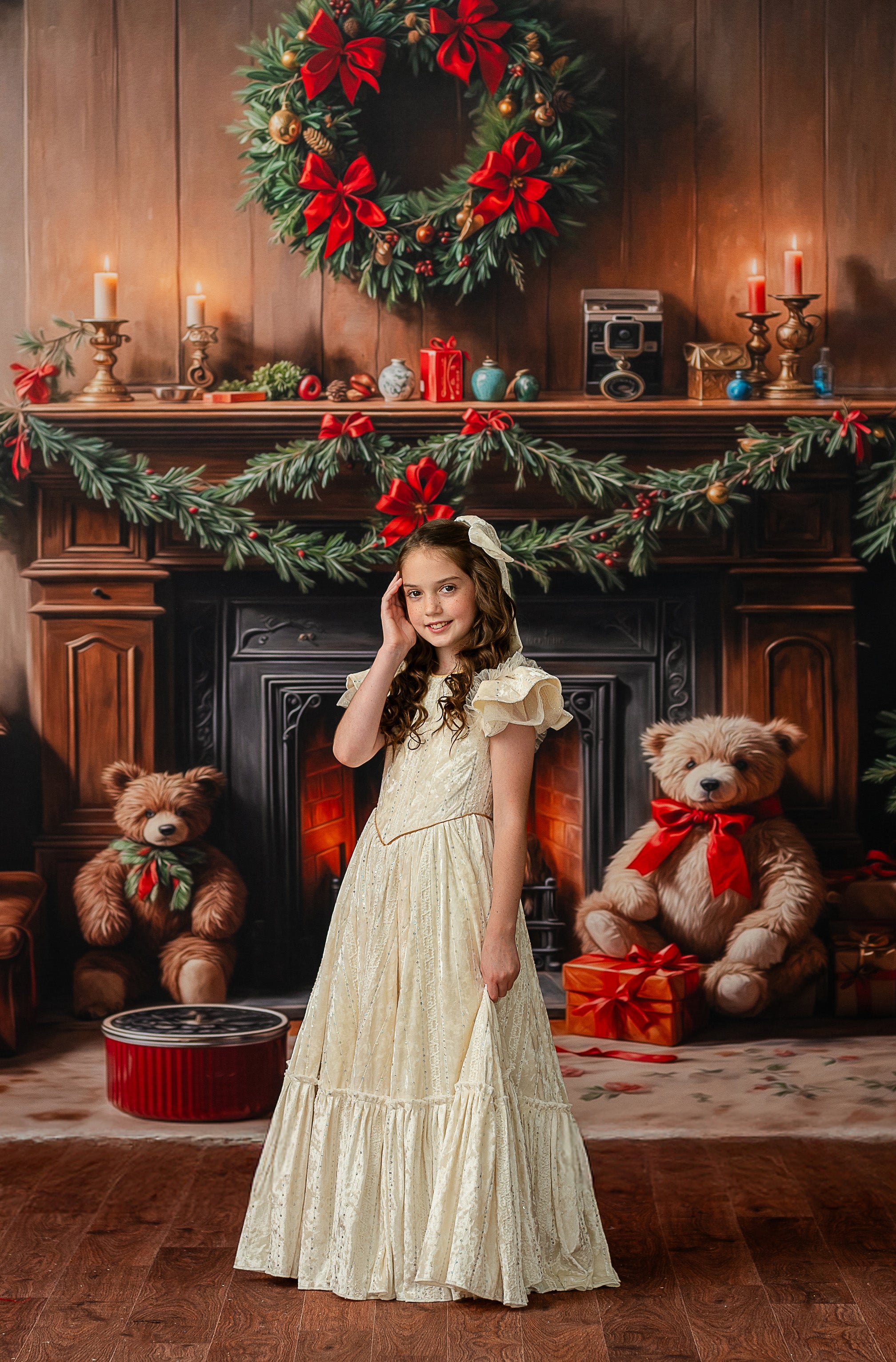 Clara's Dream Custom Gown | Holiday & Christmas Photo Dress