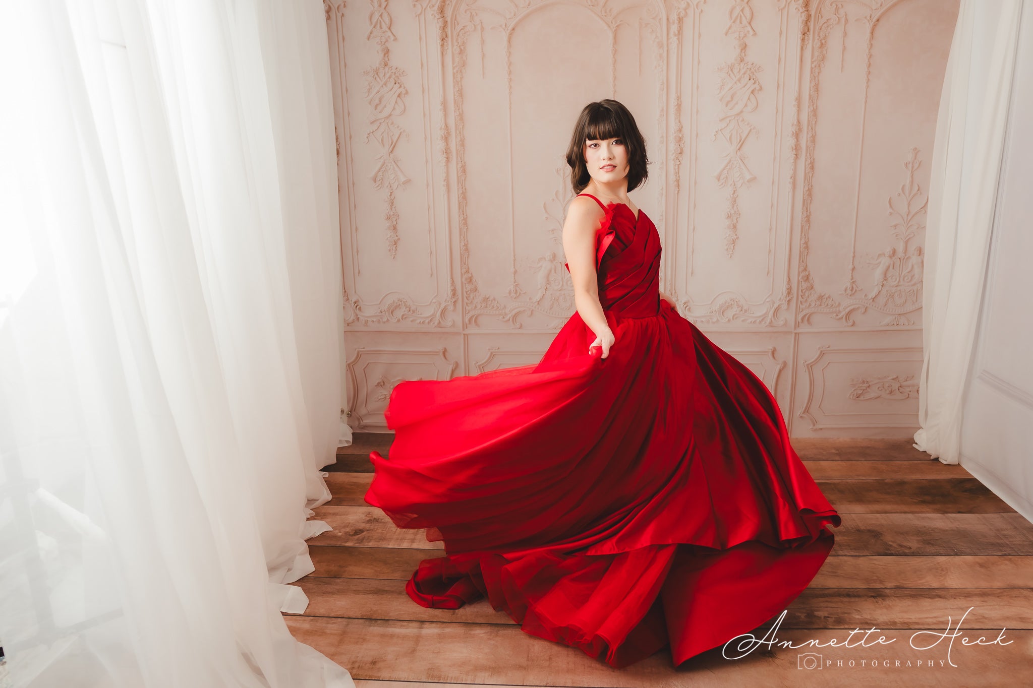 "RADIANT ALLURE" FLOOR LENGTH GOWN- choose color Editorial Dress, Couture Gown, Special Occasion Dress