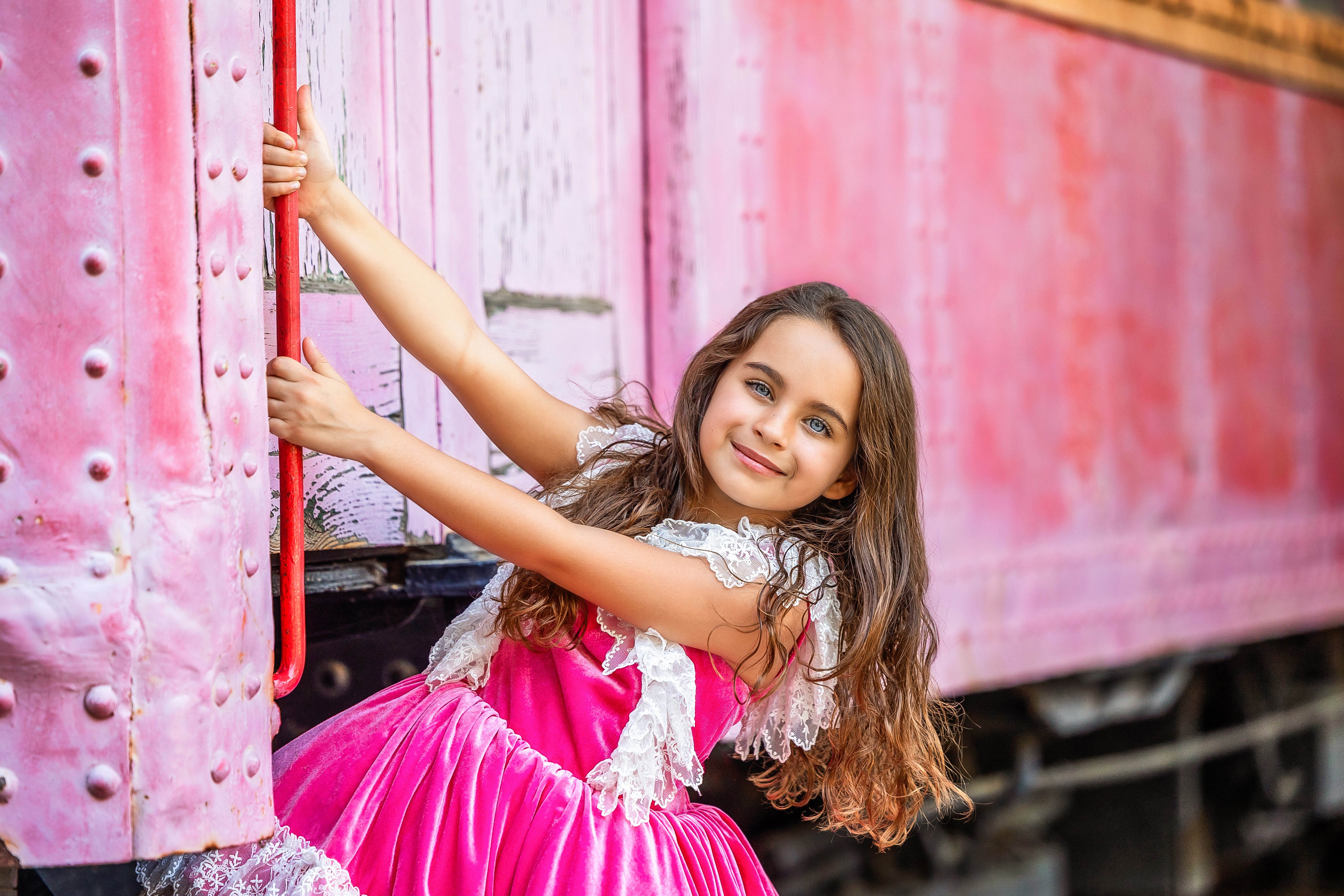 "Sweetheart Serenade" - vintage length dress ( 6 Year - 7 Year)