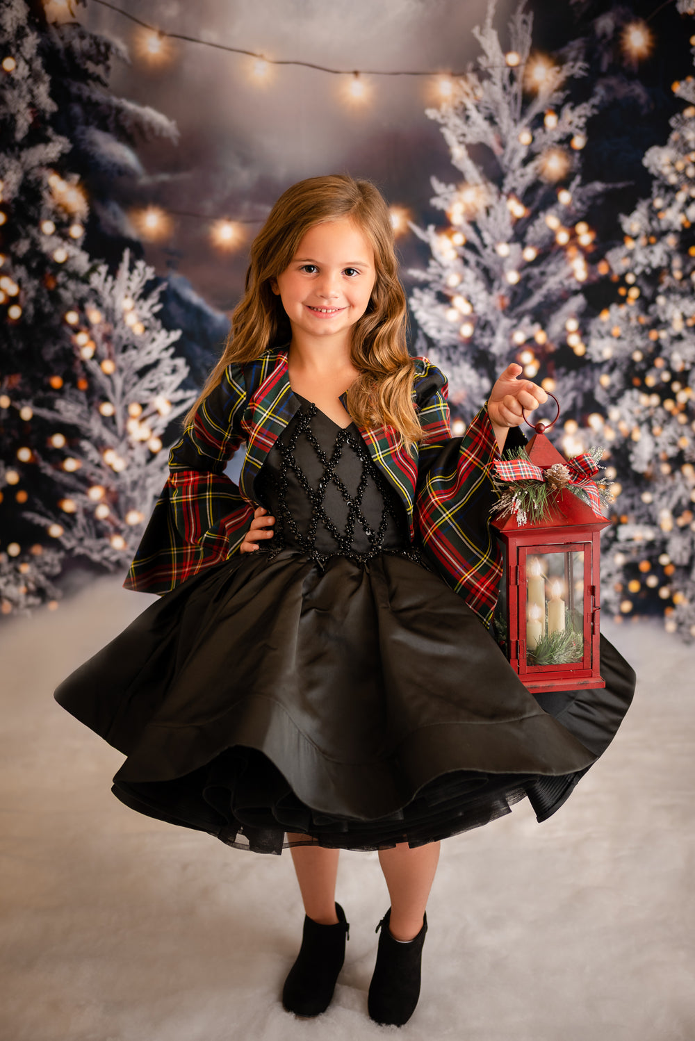 REMNANT RED PLAID can be made as a dress or suspender boys vintage shorts