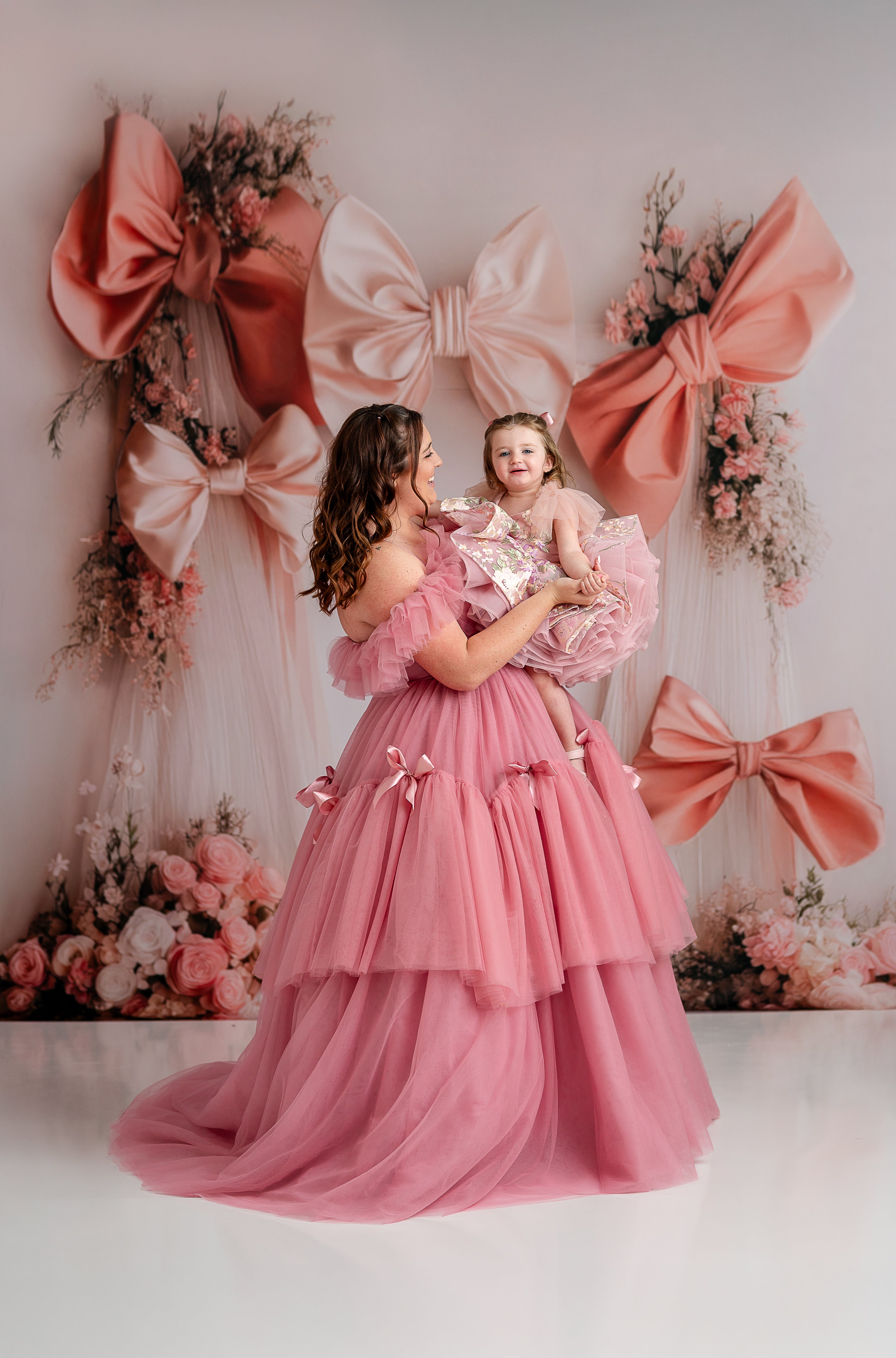 "Sophisticated, timeless style captured in the Bows of Grace gown."