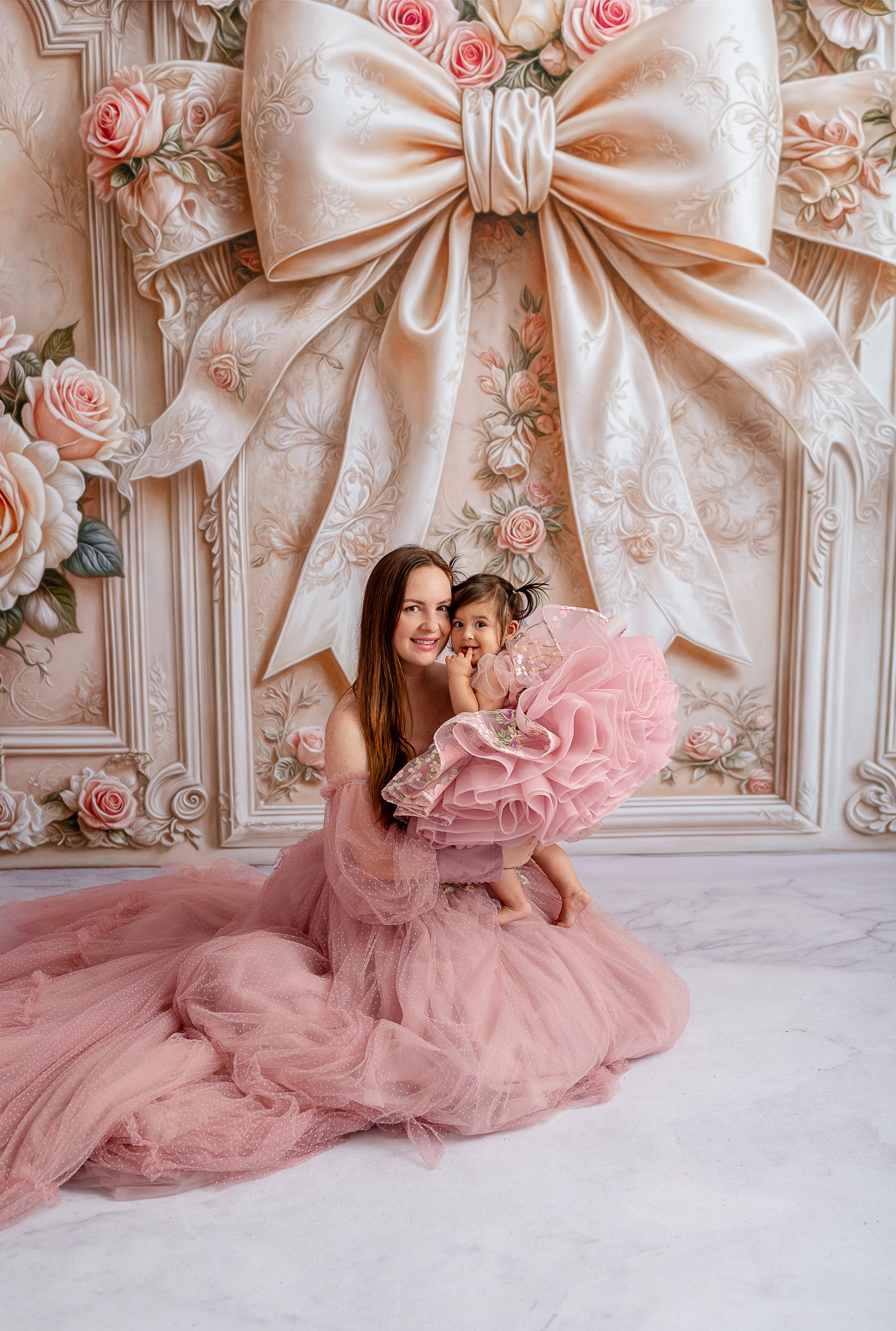 Ethereal tulle gowns for a luxury photography session