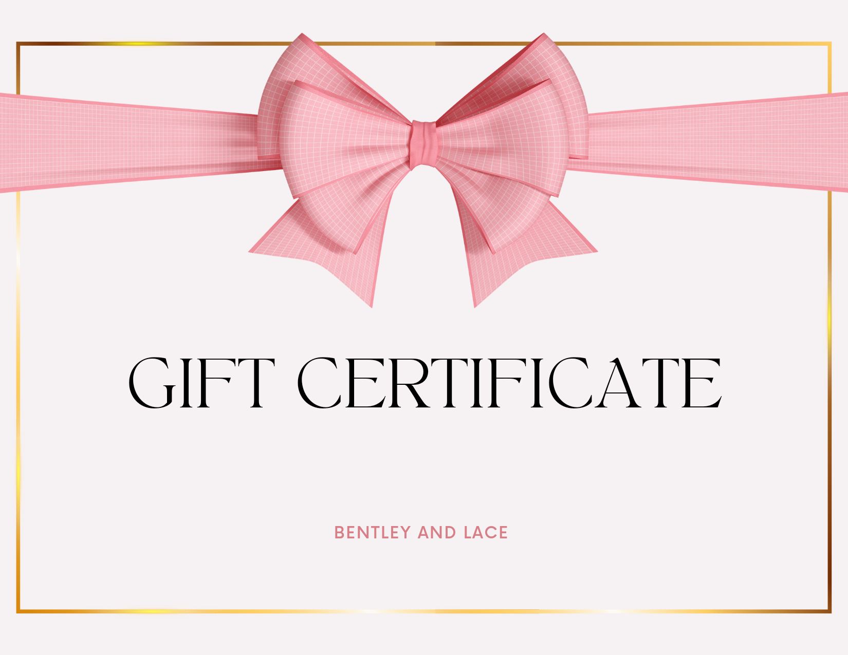 Gift Certificate