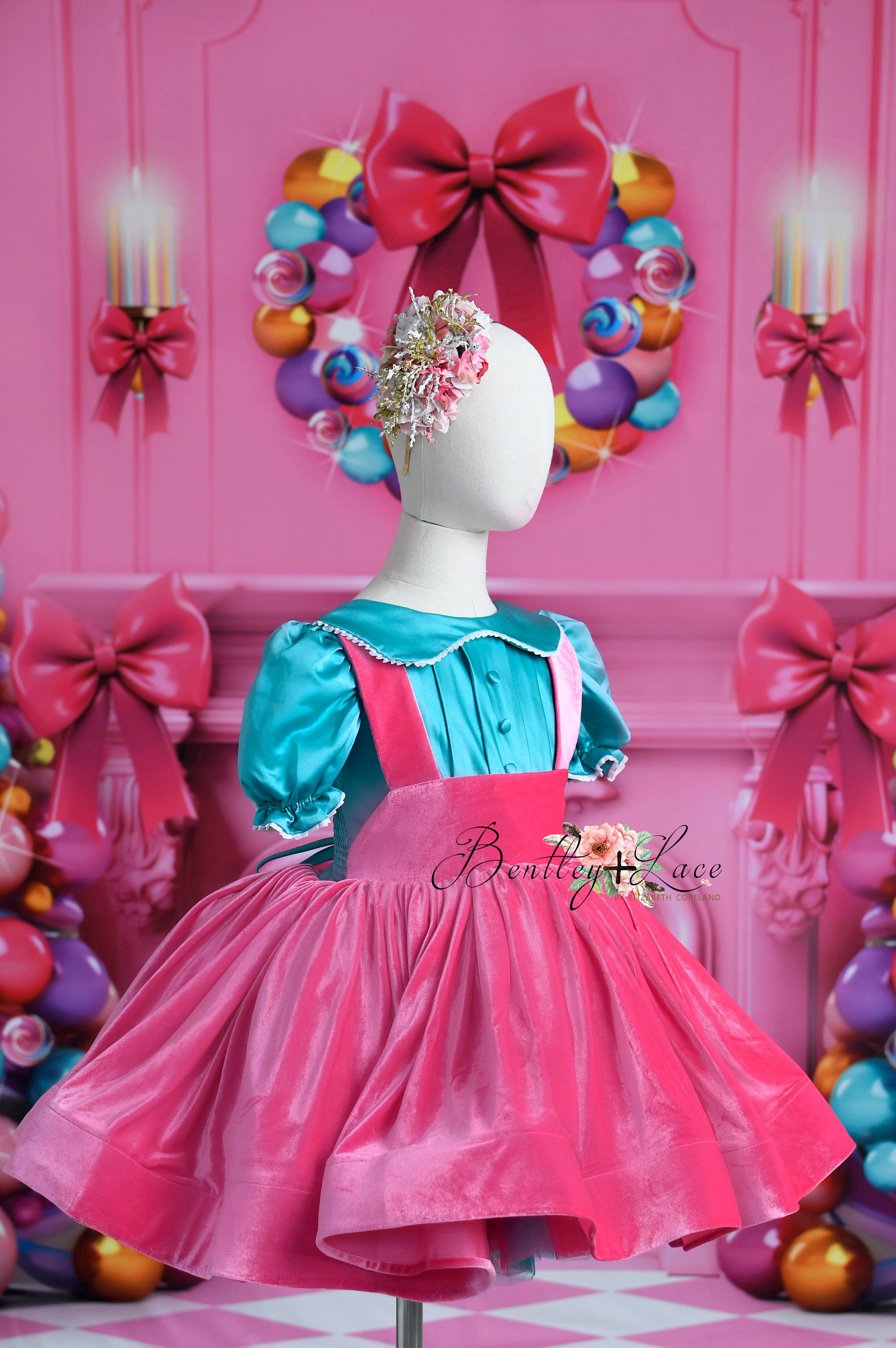 "Candy Affair Dress" - petal length dress ( 6 Year - 7 Year)