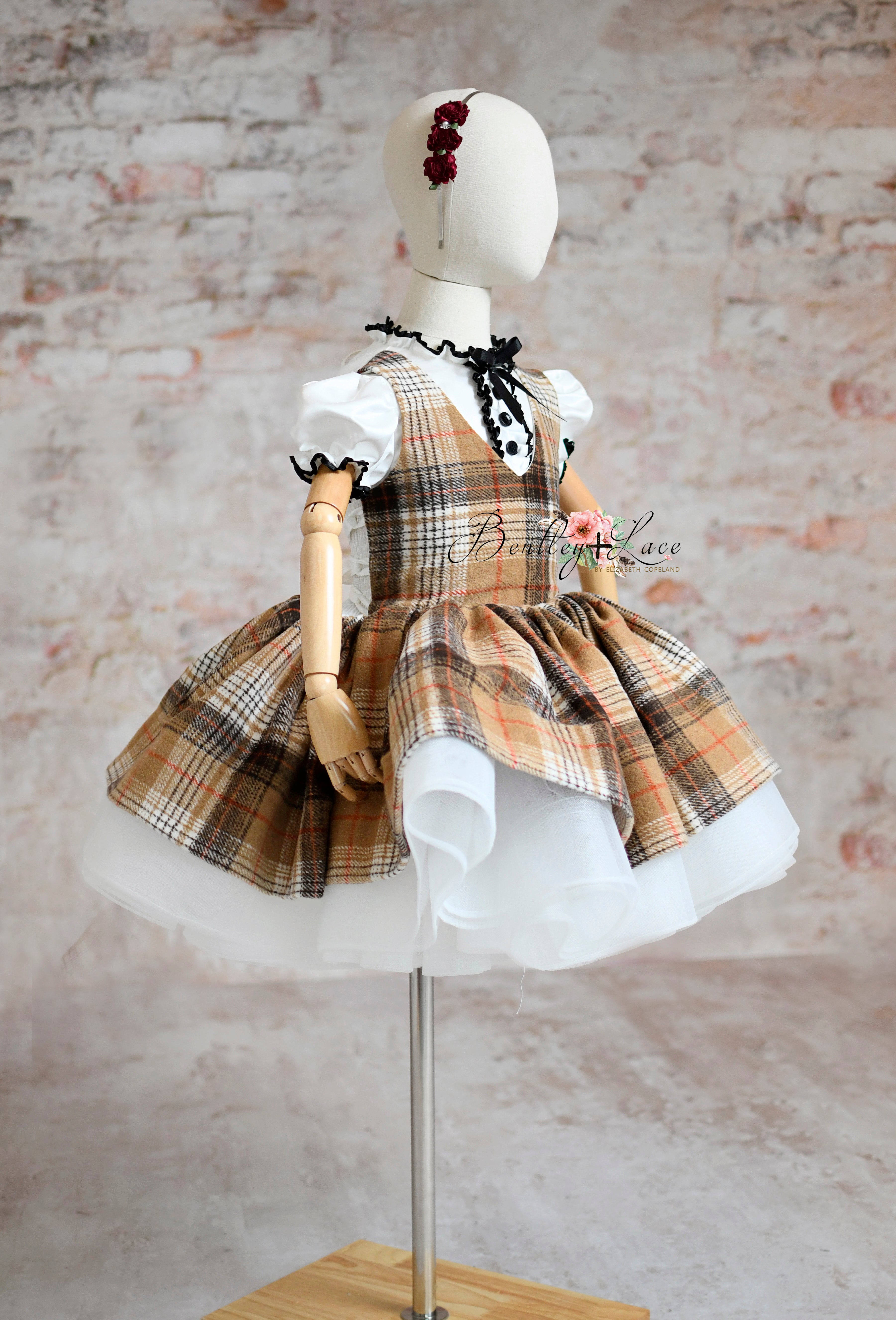 "London Fog" Dress & Boys Shorts Set | Dress (5-6 Years) & Boys Shorts (5-7 Years)