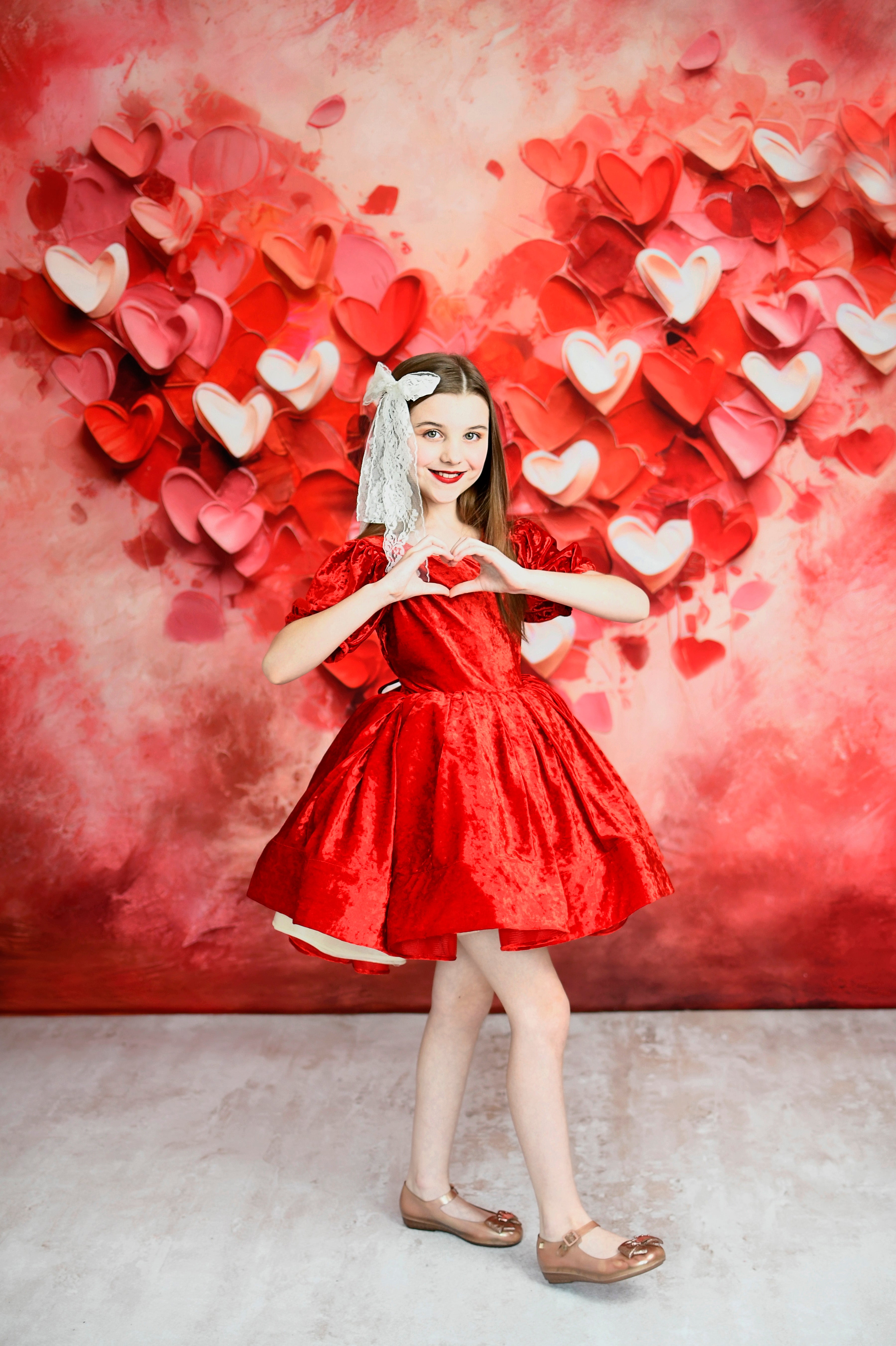 "Annie" -Vintage Short Length Dress ( 5 Year - Petite 7 Year)