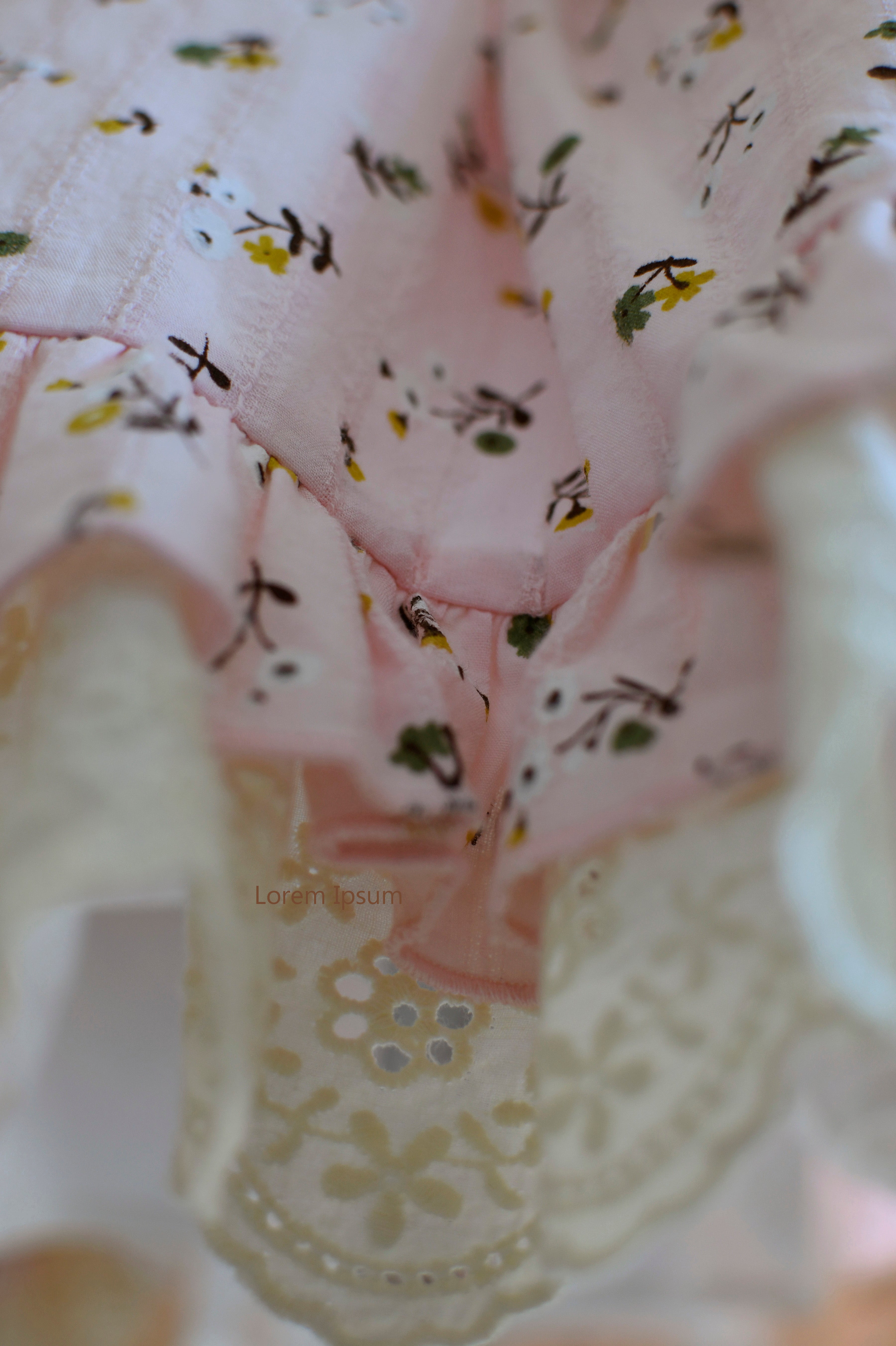 Garden Affair Vintage Inspired Dress -Set includes Dress, Bow, detachable apron