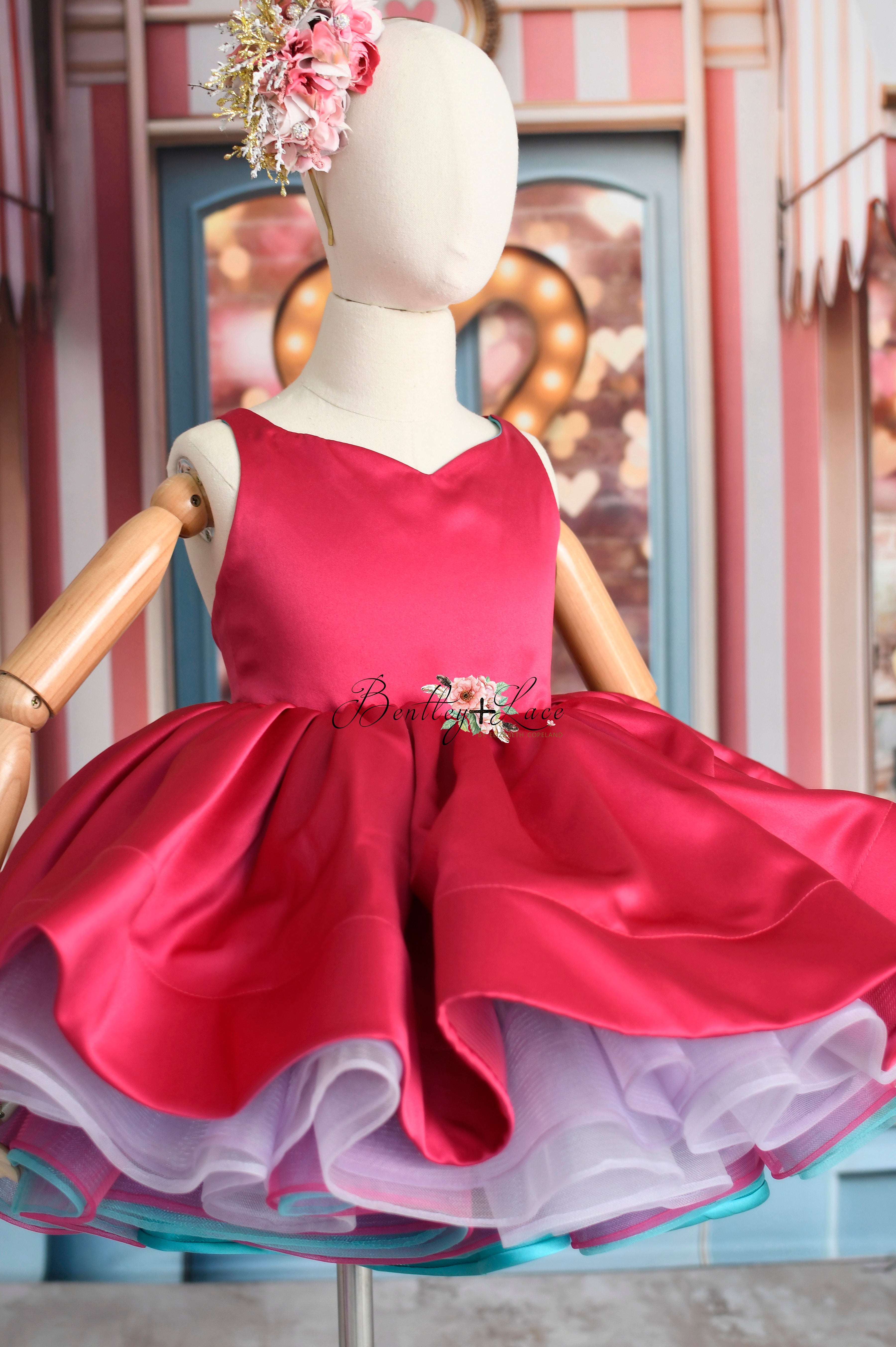 REVERSIBLE "SPUNKY" BOX SET - 3 reversible petal length dress-6 different looks. Dresses fit 5-7 up to petite 8
