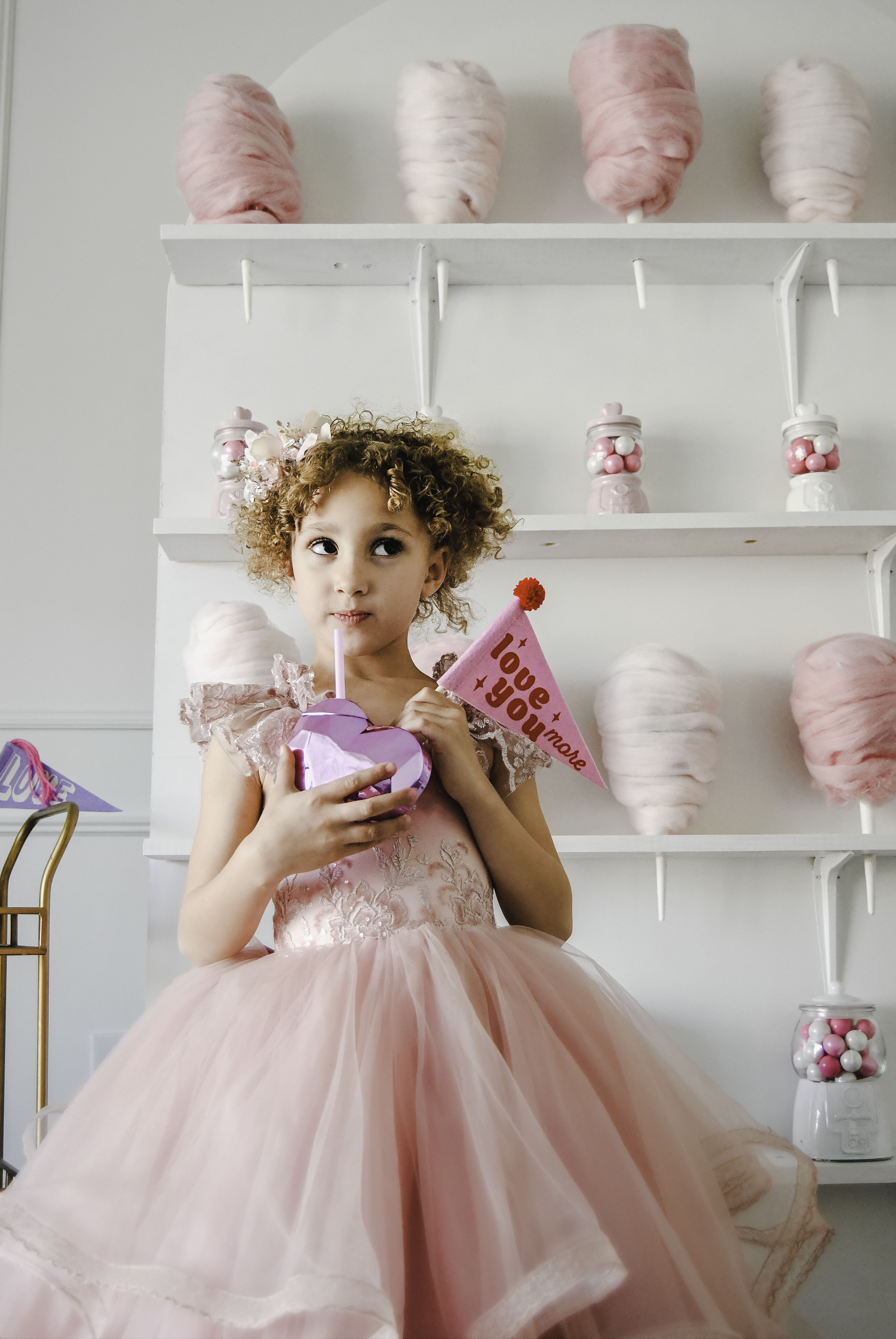 Couture toddler gowns for photography sessions