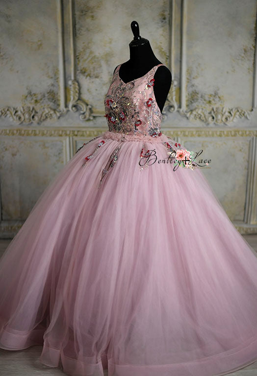 Georgia -floor long gown  10 year- 12 year up to 14 year