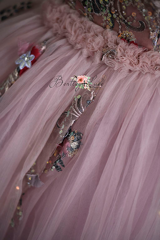 Georgia -floor long gown  10 year- 12 year up to 14 year