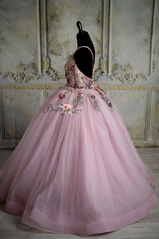 Georgia -floor long gown  10 year- 12 year up to 14 year