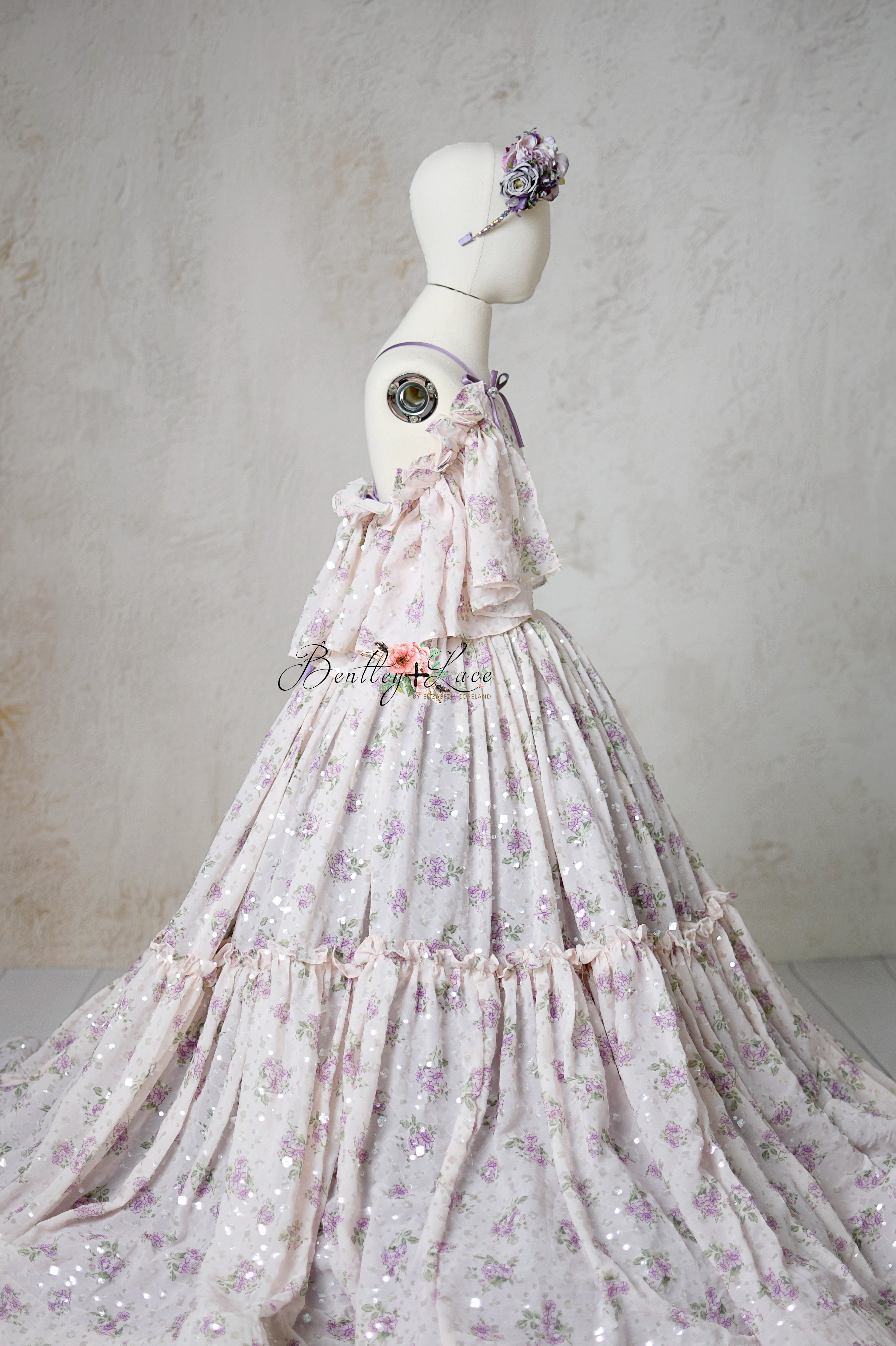 Whispering Serenade Floor-Length Gown | Custom Colors Available for Special Occasions & Photoshoots