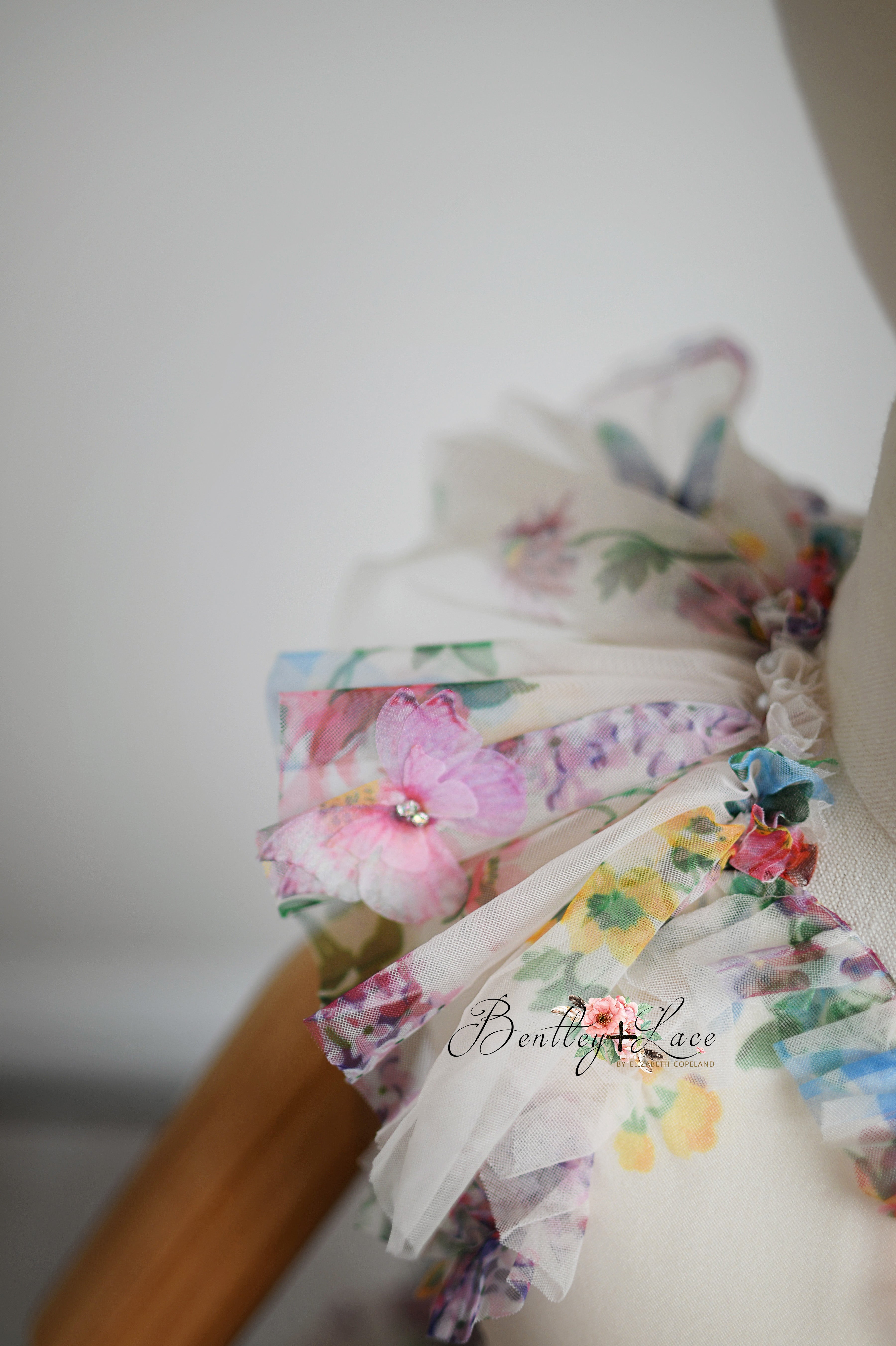 RETIRED RENTAL EUC EXCLUSIVE limited release gown - Meadow Bloom floor long gown (6 year- 8 year)