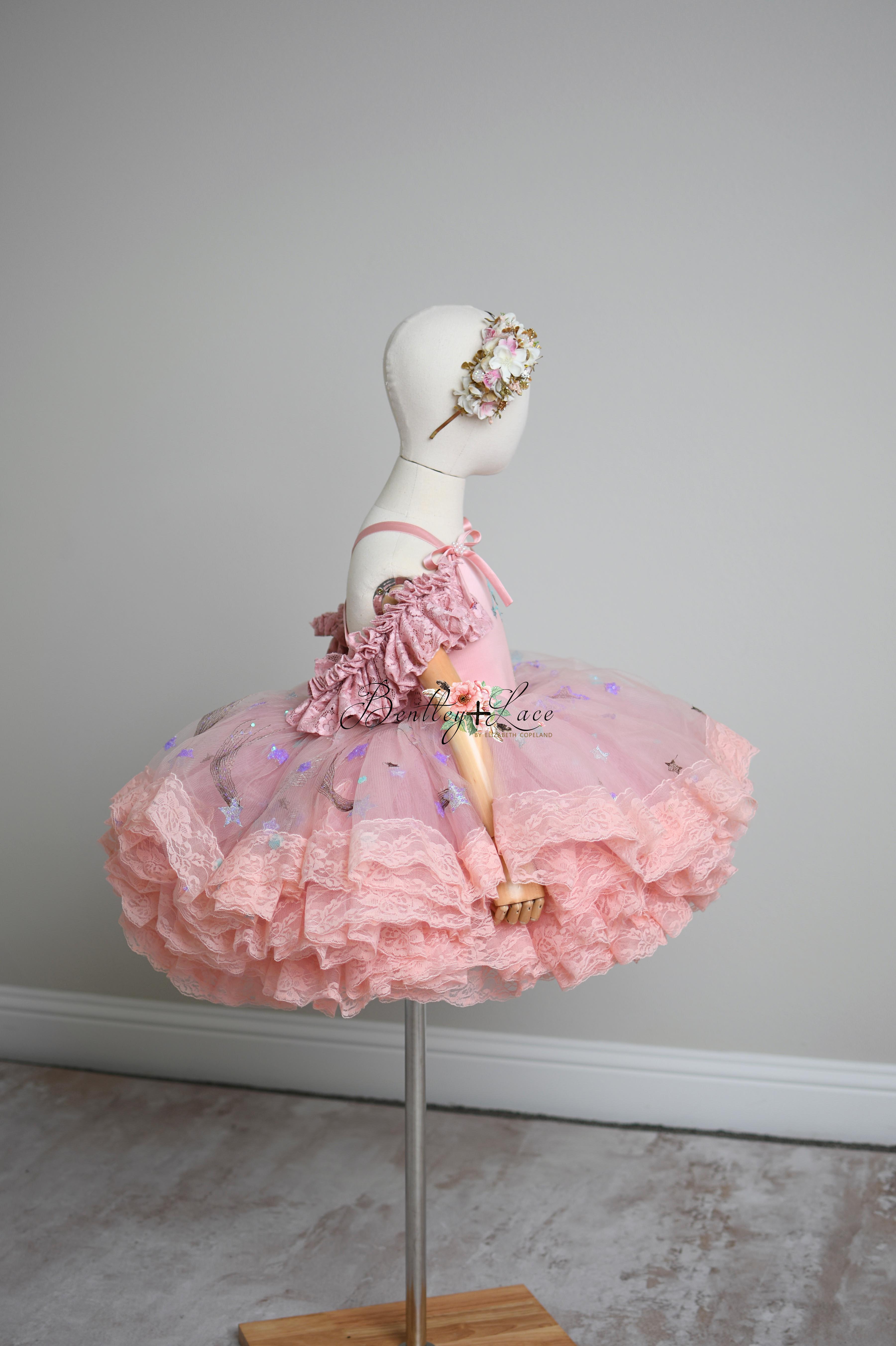 pink dresses for children
