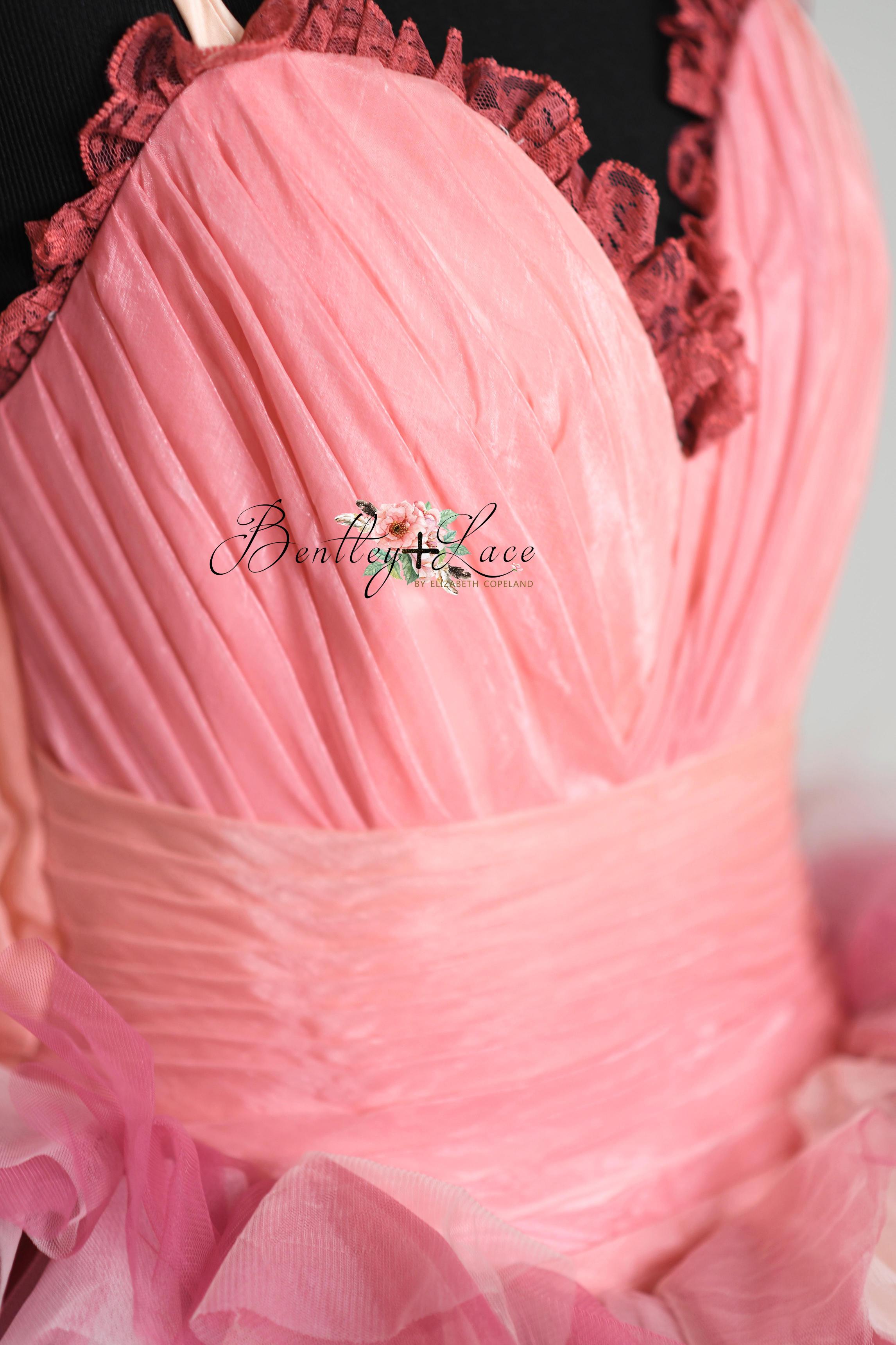 Blush Blossom - Floor Long Couture Rental Gown (Adult 0-Adult 4)