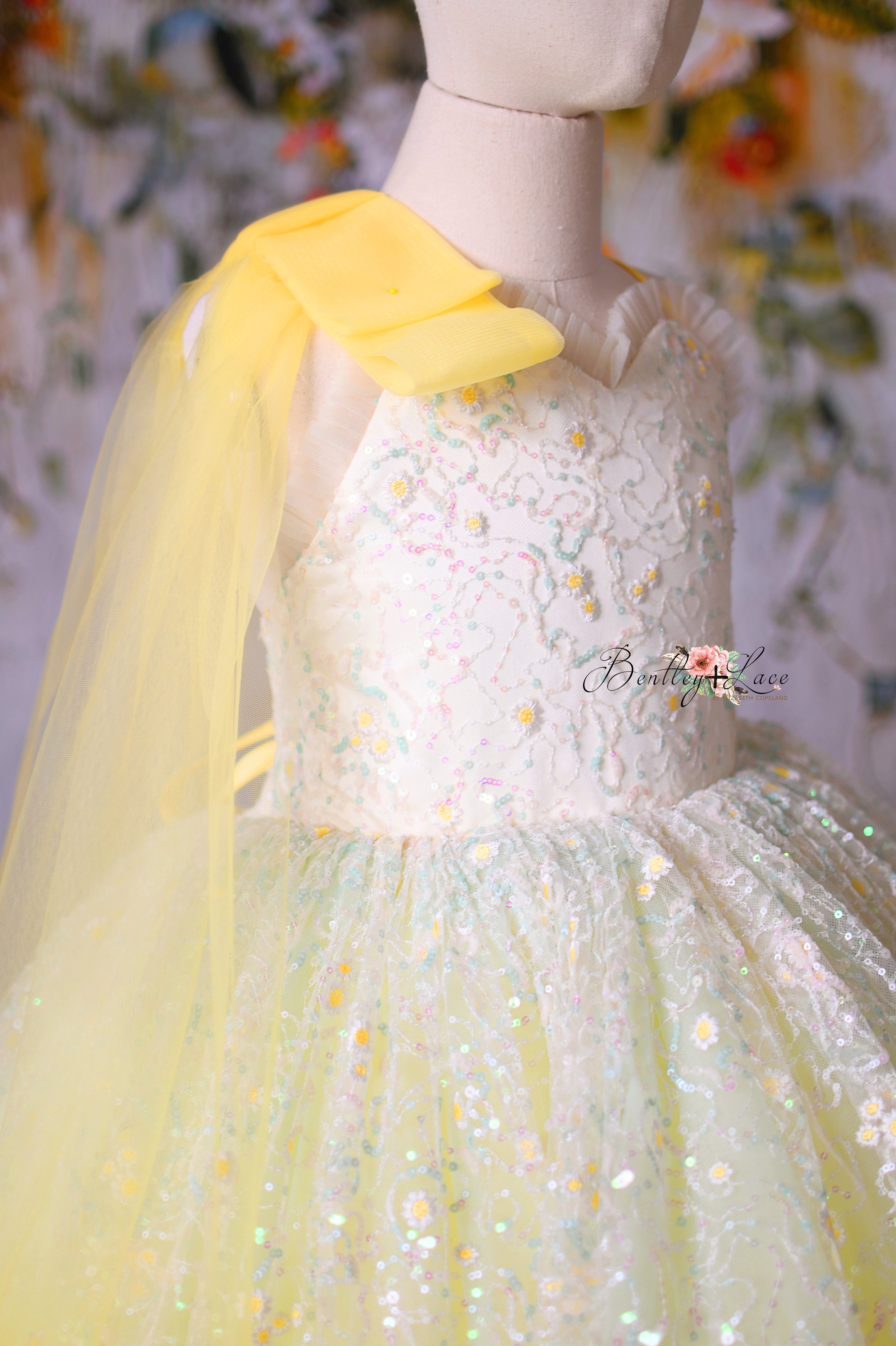 Soft and airy tulle layers create a whimsical and ethereal effect.