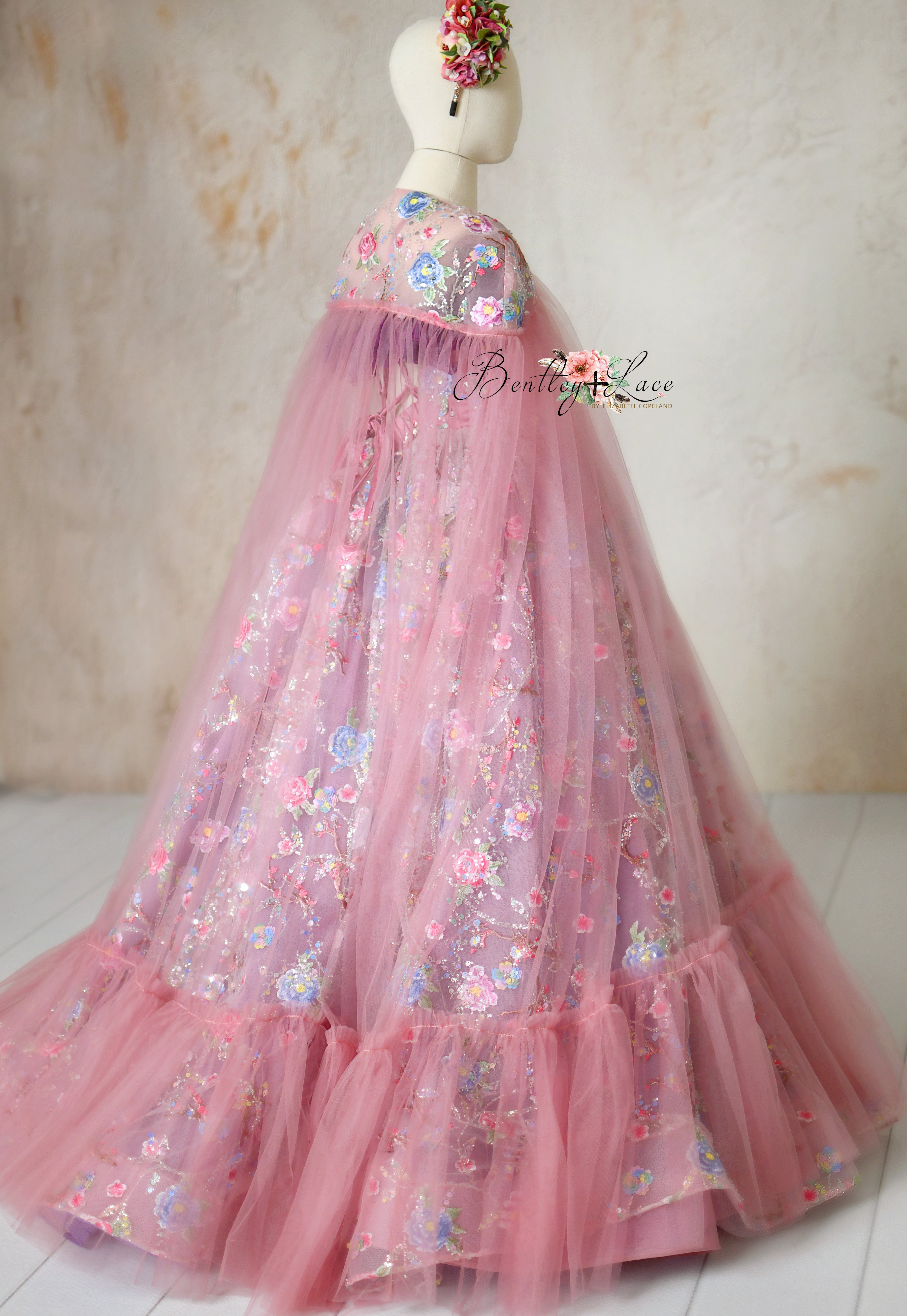 Bentley & Lace Exclusive Couture Gown for Styled Photography