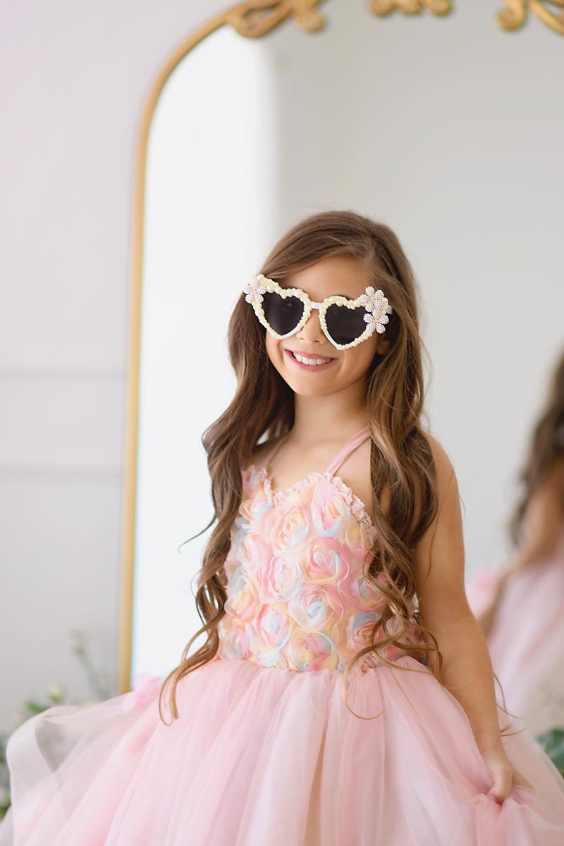 Sunshine Bouquet-Blooms- Floor length gown (6 year- 8 year)