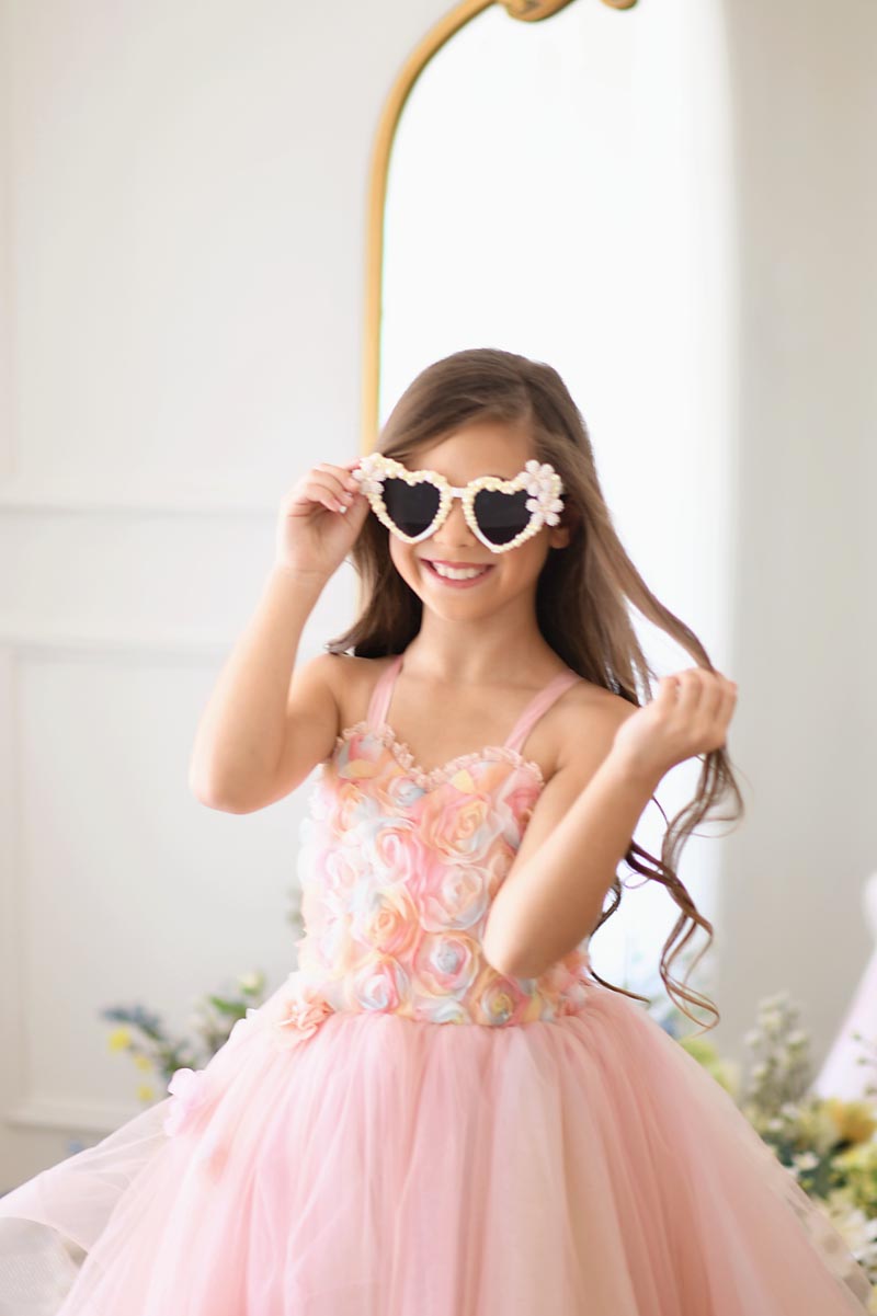 Sunshine Bouquet-Blooms- Floor length gown (6 year- 8 year)