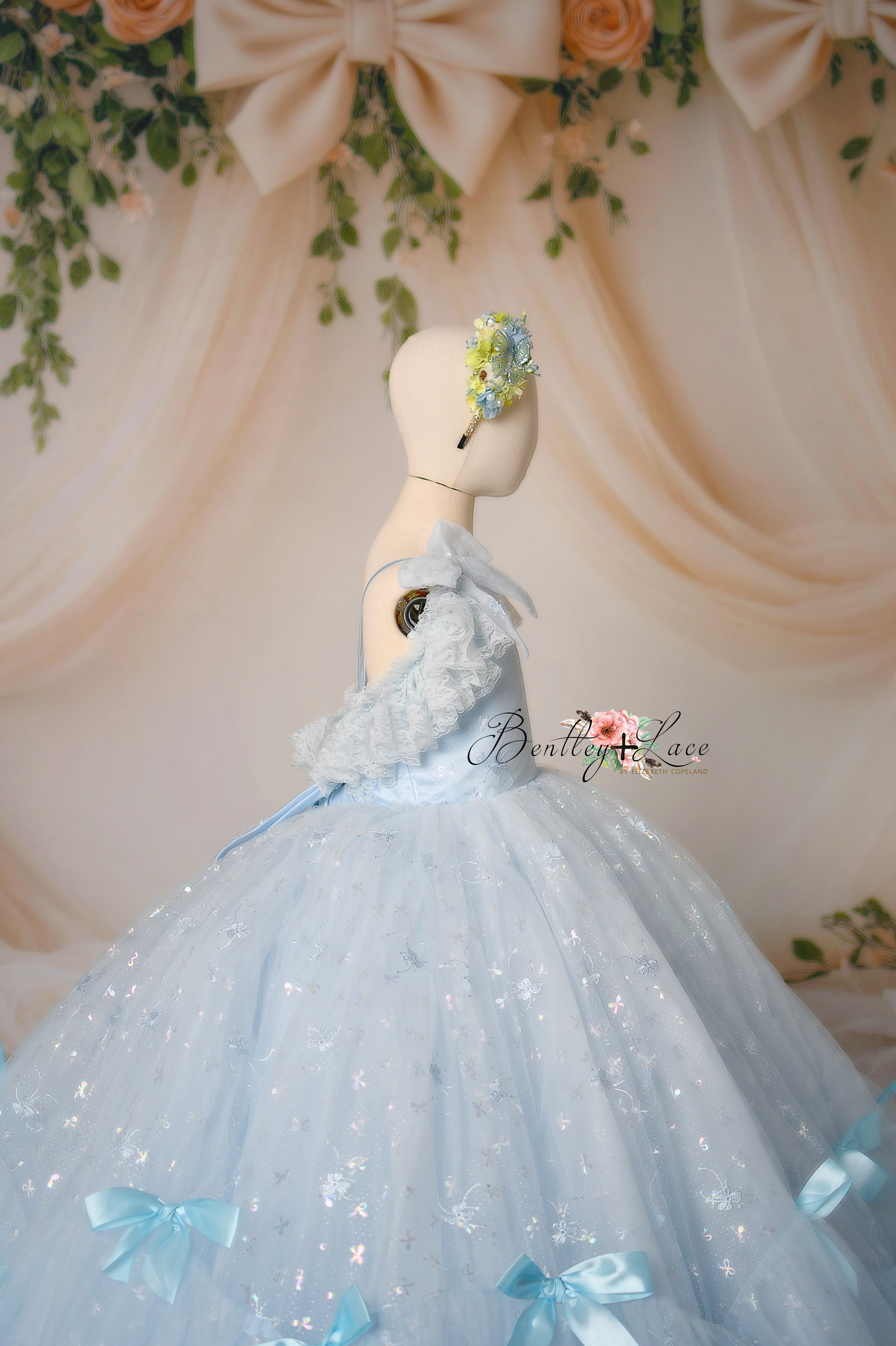 Custom Whimsy Bows Couture Gown – custom color options - GORGEOUS SPECIAL OCCASION OR PHOTO SHOOT DRESS