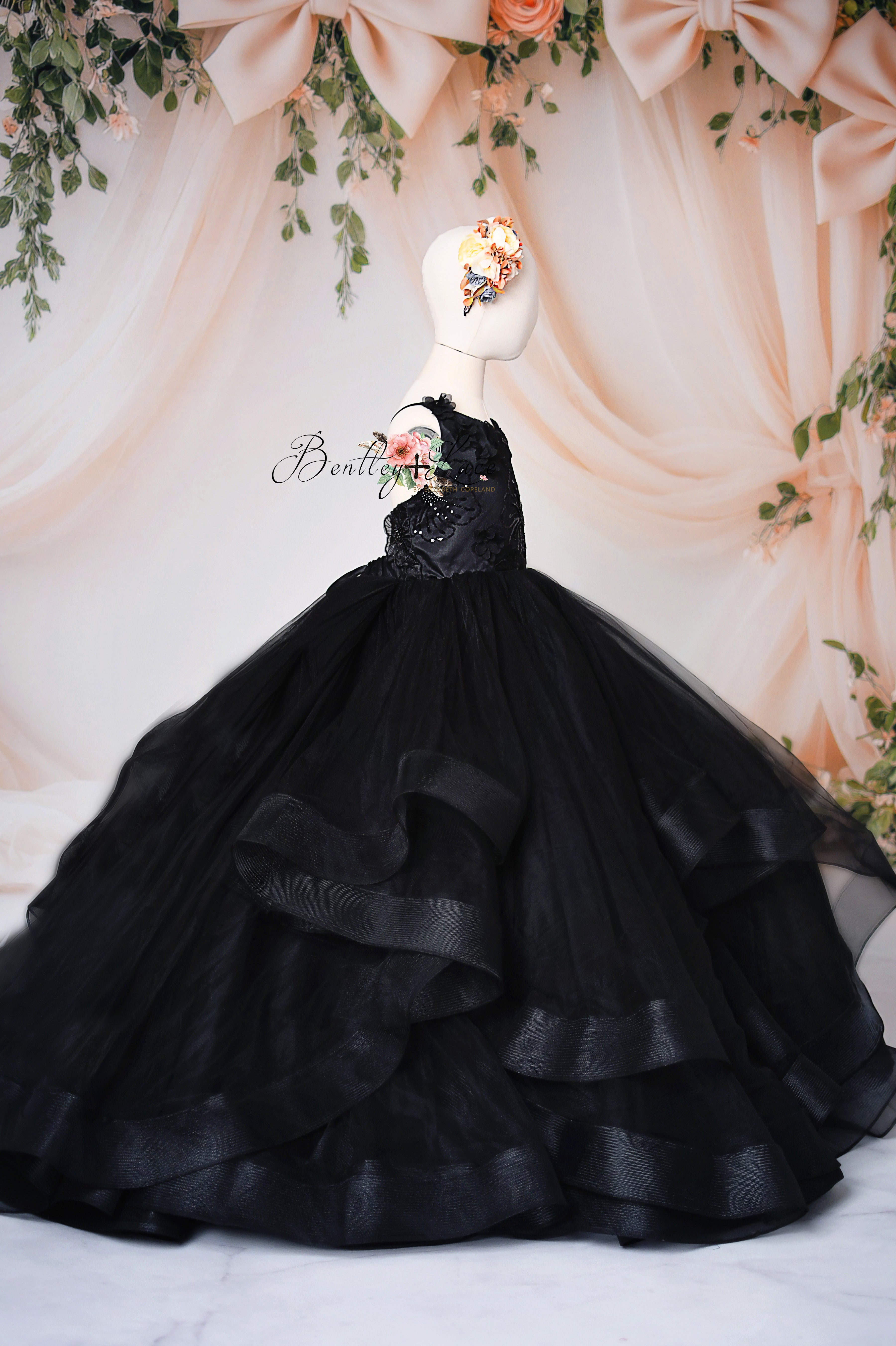 Luxury Seraphina Grace Gown – Elegant Custom Dress for Photoshoots & Events