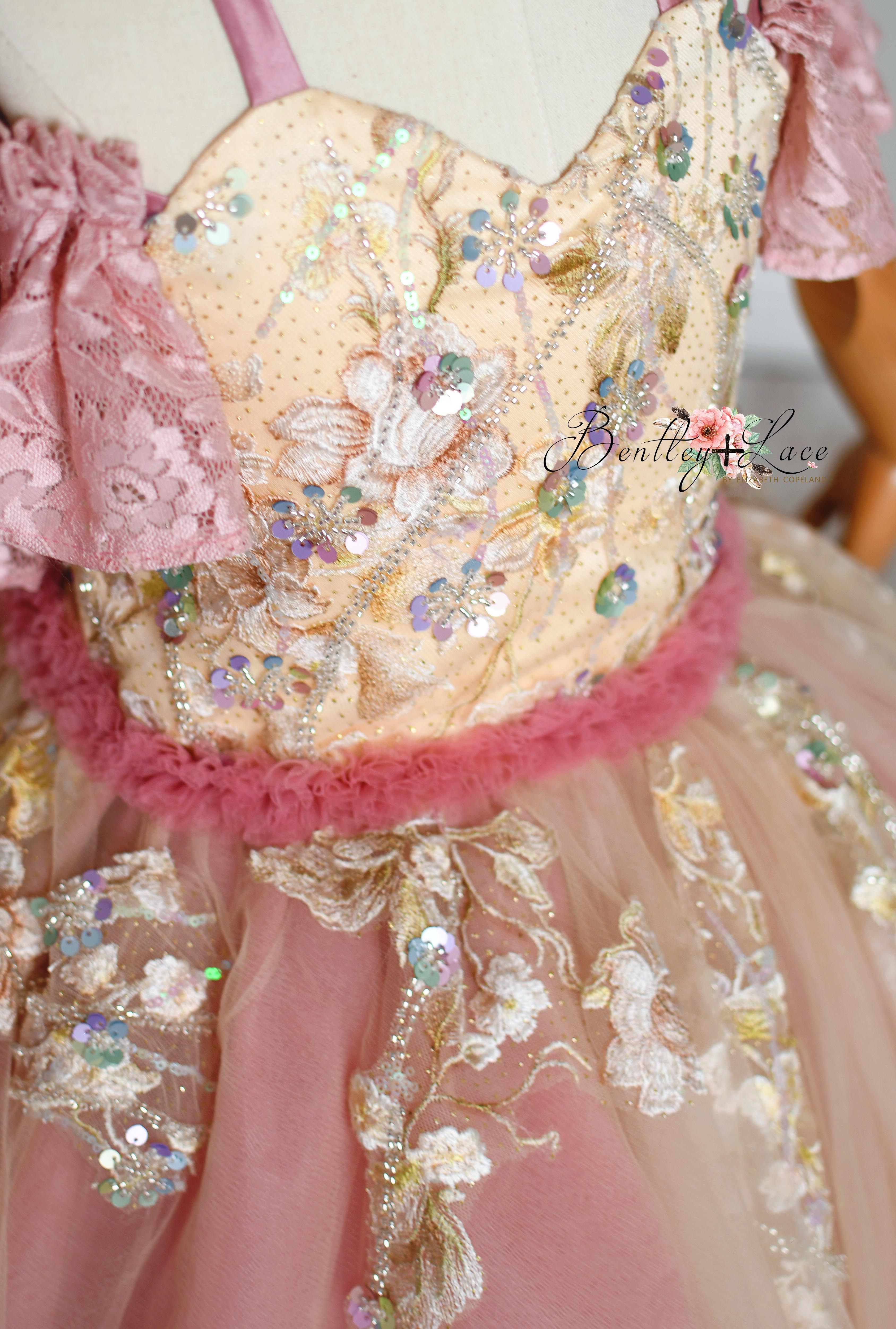 "Sunshine Serenade" Floor length Editorial Dress, Couture Gown, Special Occasion Dress