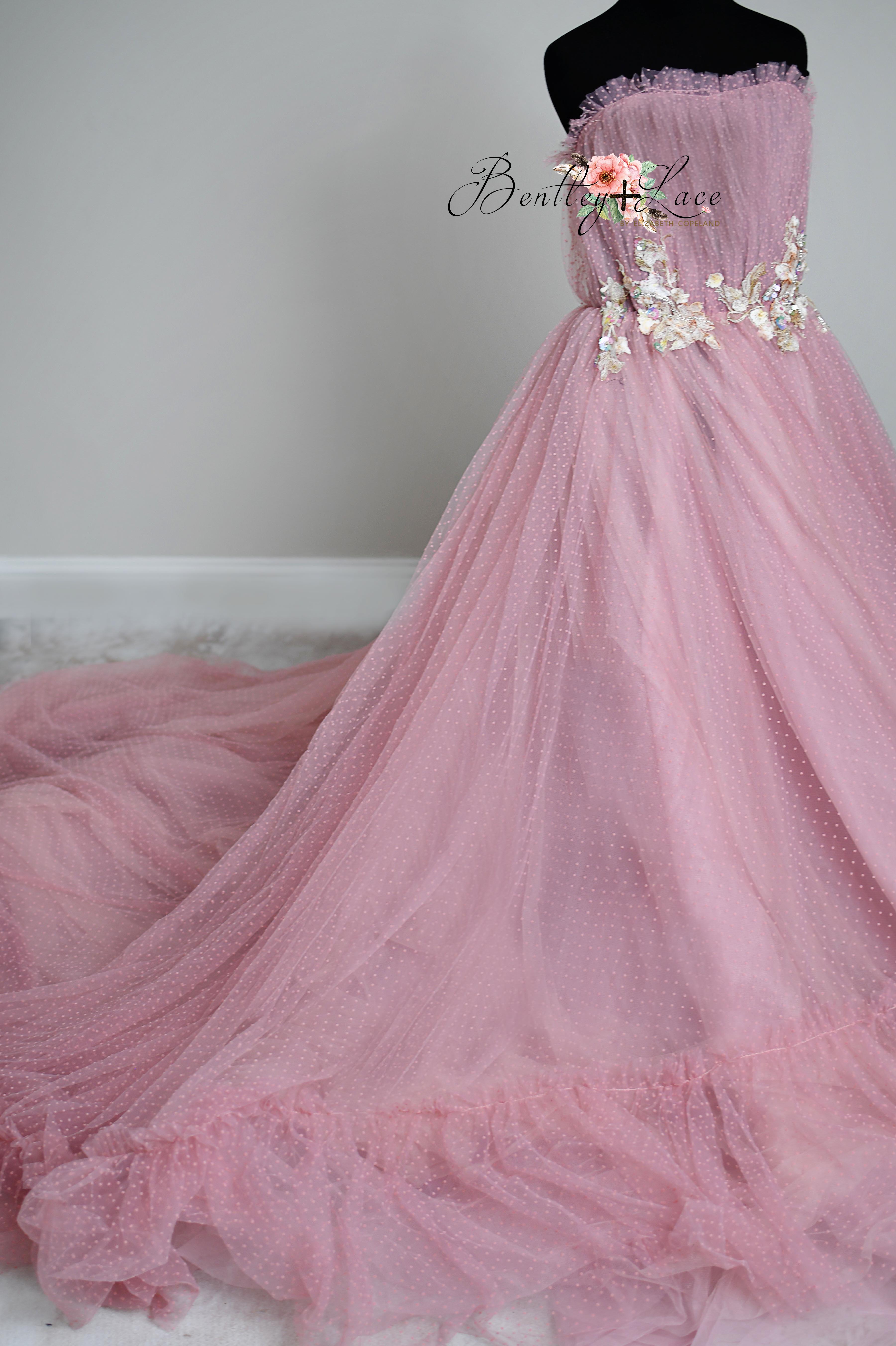 Luxury tulle gowns for mommy and me photography sessions