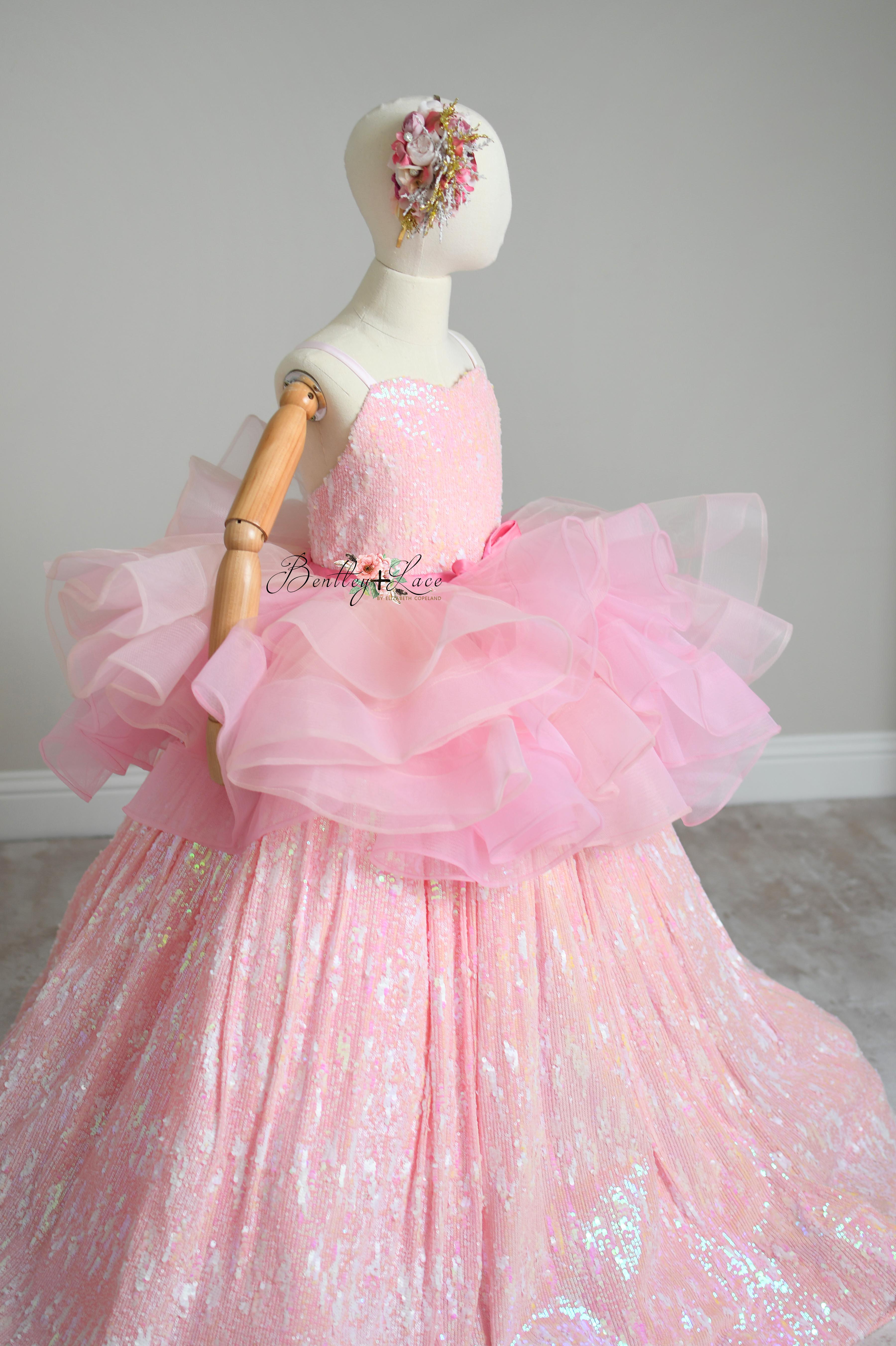 Detachable Pink Ombre Tulle Wrap Skirt