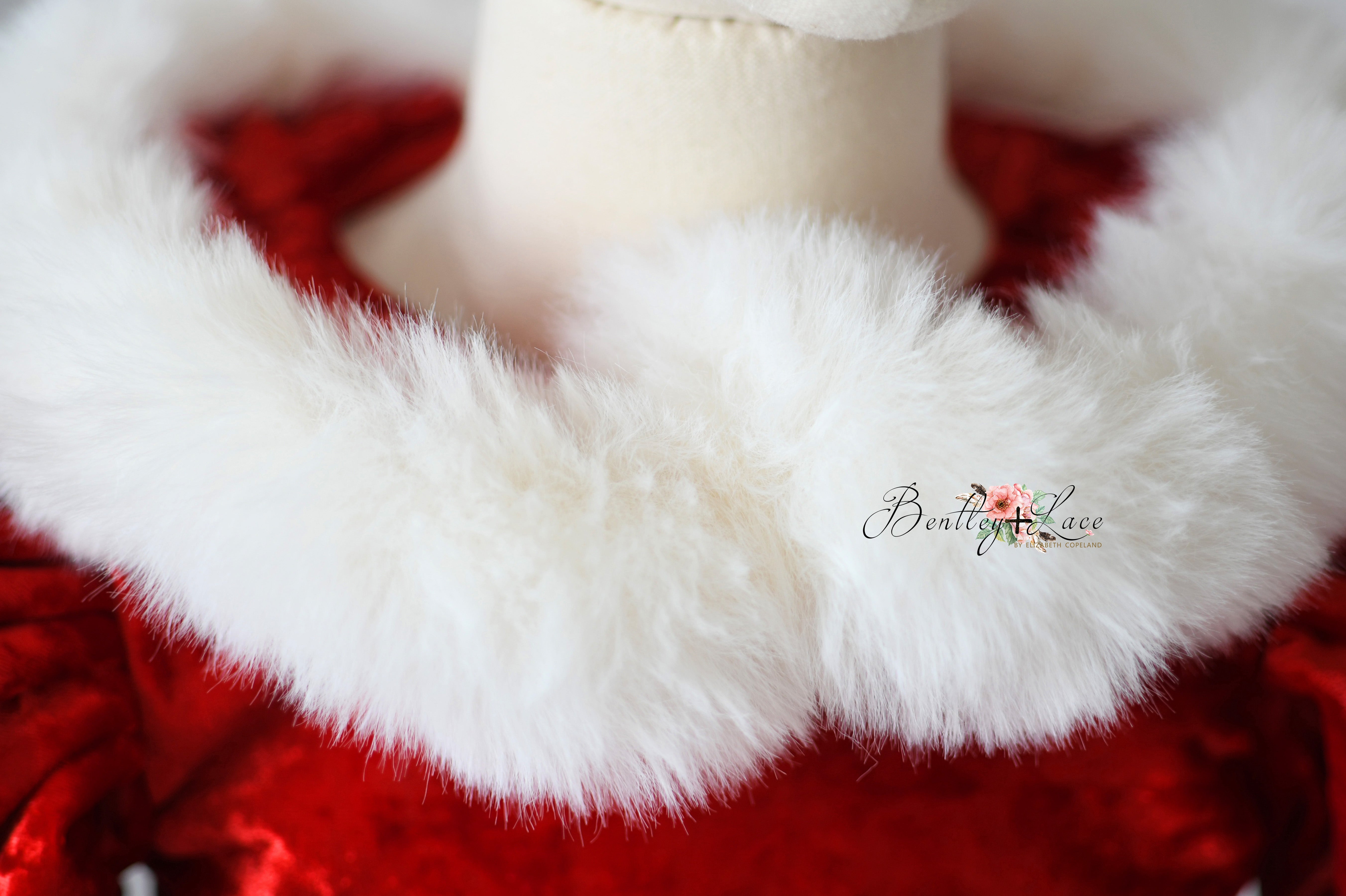Custom "Mrs. Claus & Co." Velvet Bodice | Elegant Layering Piece for Couture & Holiday Styling | Available in Sizes 12M–12Y