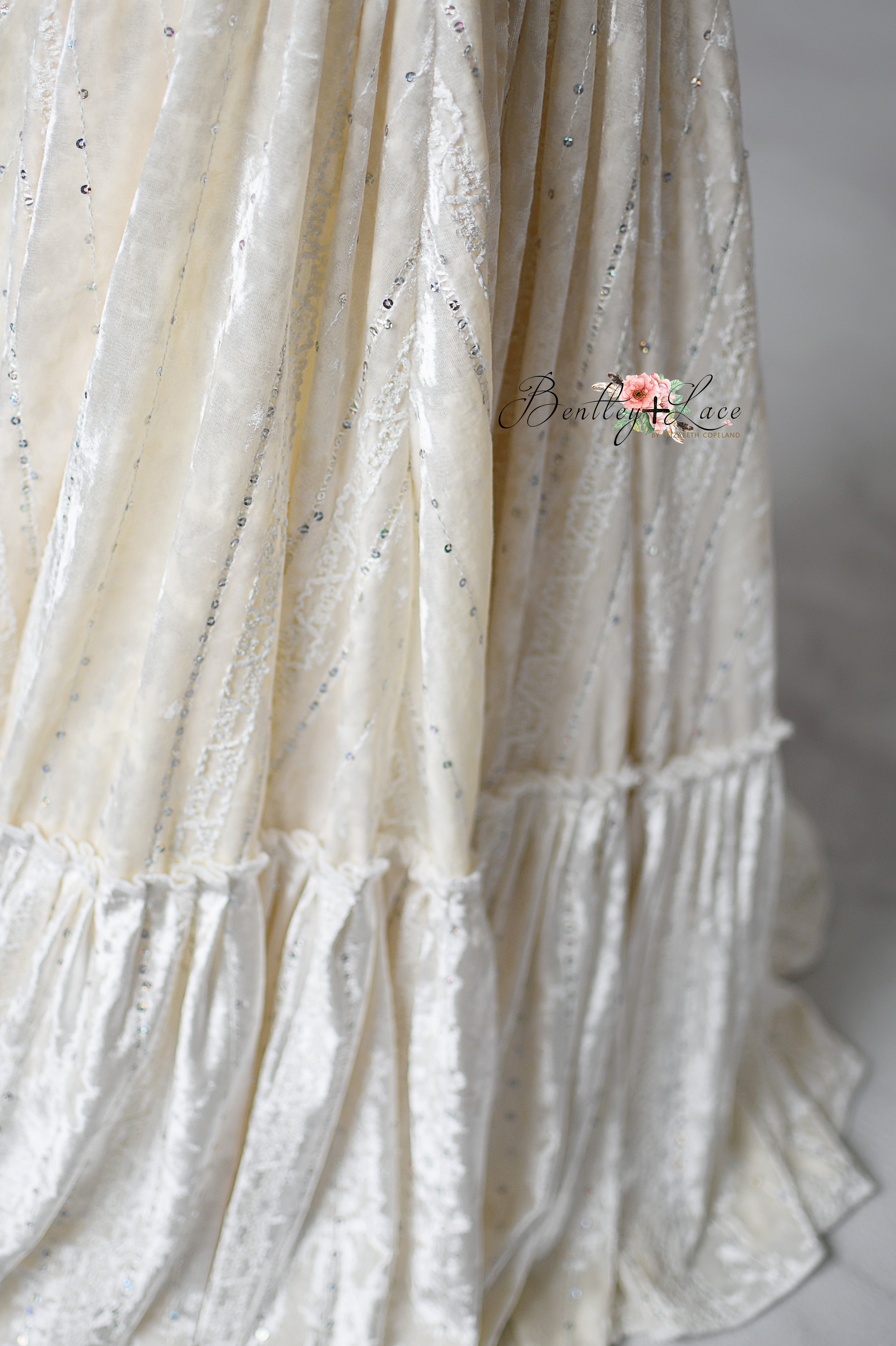 Nutcracker-themed dress rental – Clara’s Dream gown in ivory