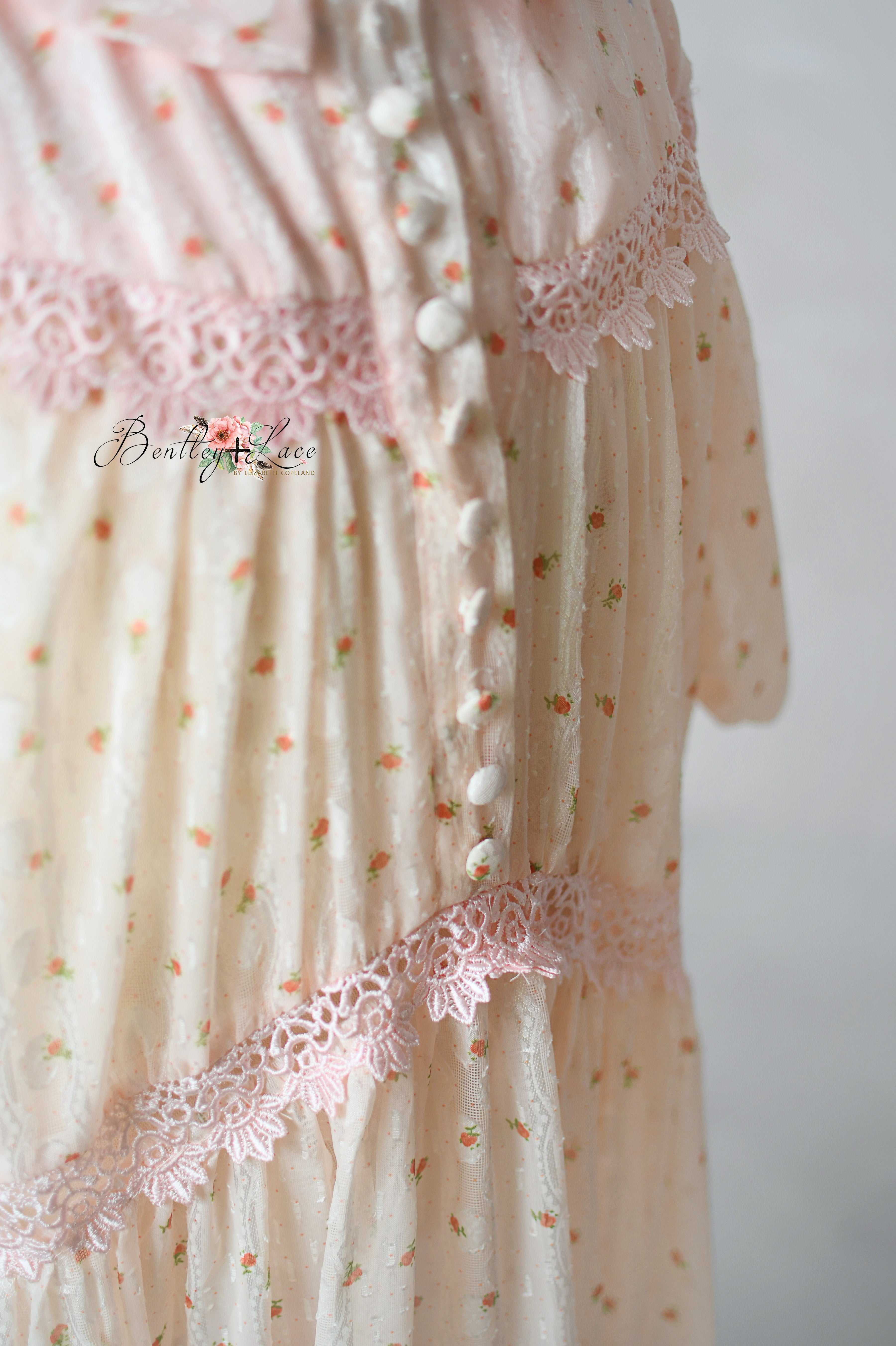 Sugar Rosette – Floor-Length Gown with Matching Slip | Girls (7Y–Petite 10Y)