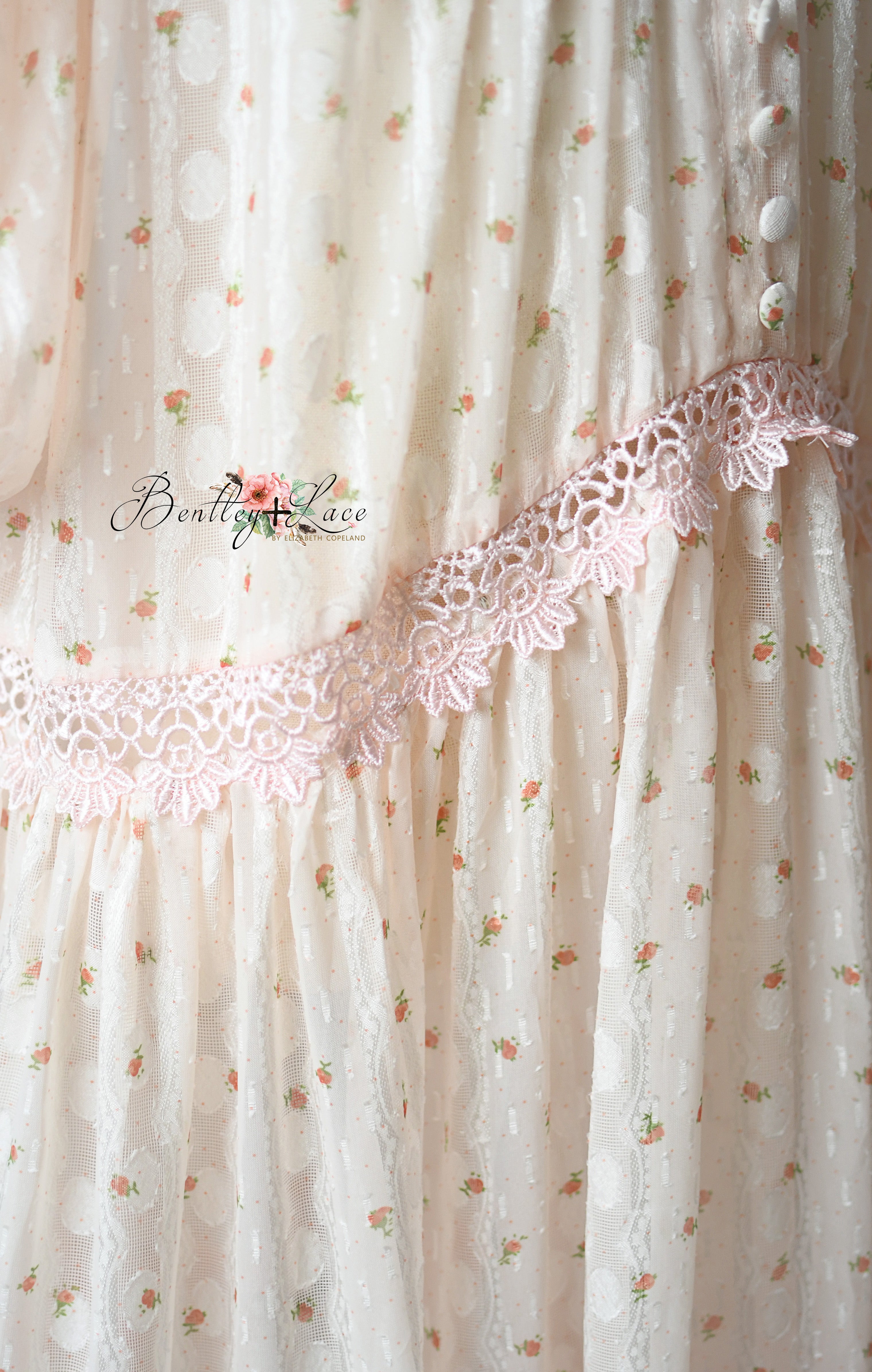 Sugar Rosette – Floor-Length Gown with Matching Slip | Girls (7Y–Petite 10Y)
